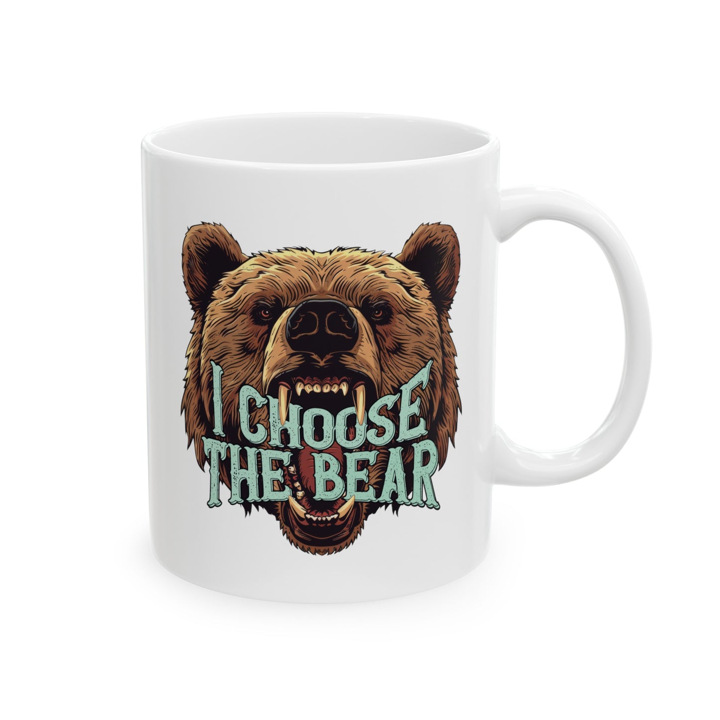 I Choose The Bear Mug, Funny Feminist Coffee Mug, 4B Movement Mug, Womens Rights Mug, Bear Coffee Cup, Smash The Patriarchy Ceramic Mug11oz