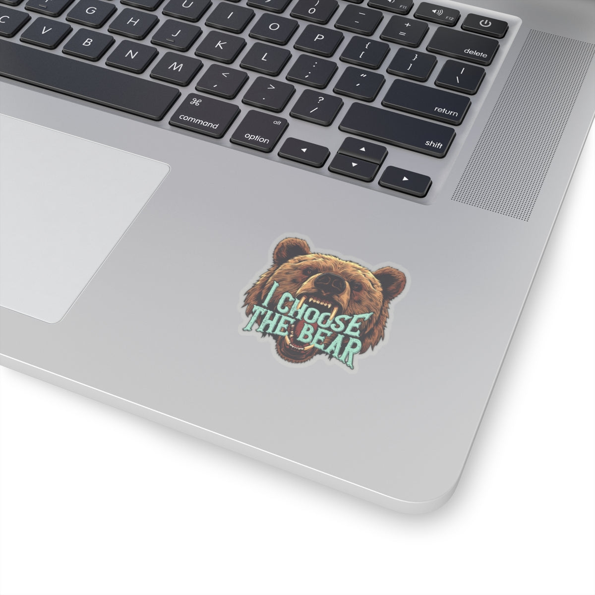 I Choose The Bear Sticker Bear vs Man Kiss-Cut Stickers Team Bear Trending Stickers 4B Movement Vinyl Sticker Laptop Sticker Viral Tiktok