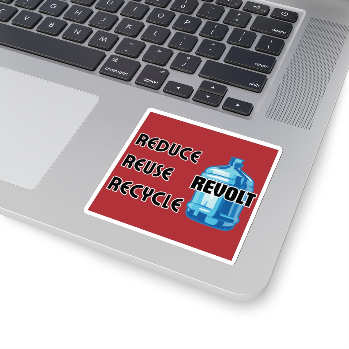 Water Jug Sticker Reduce Reuse Revolt Jug of Justice Sticker Kiss-Cut Stickers First Amendment Sticker Fight Fascism Humboldt Protest