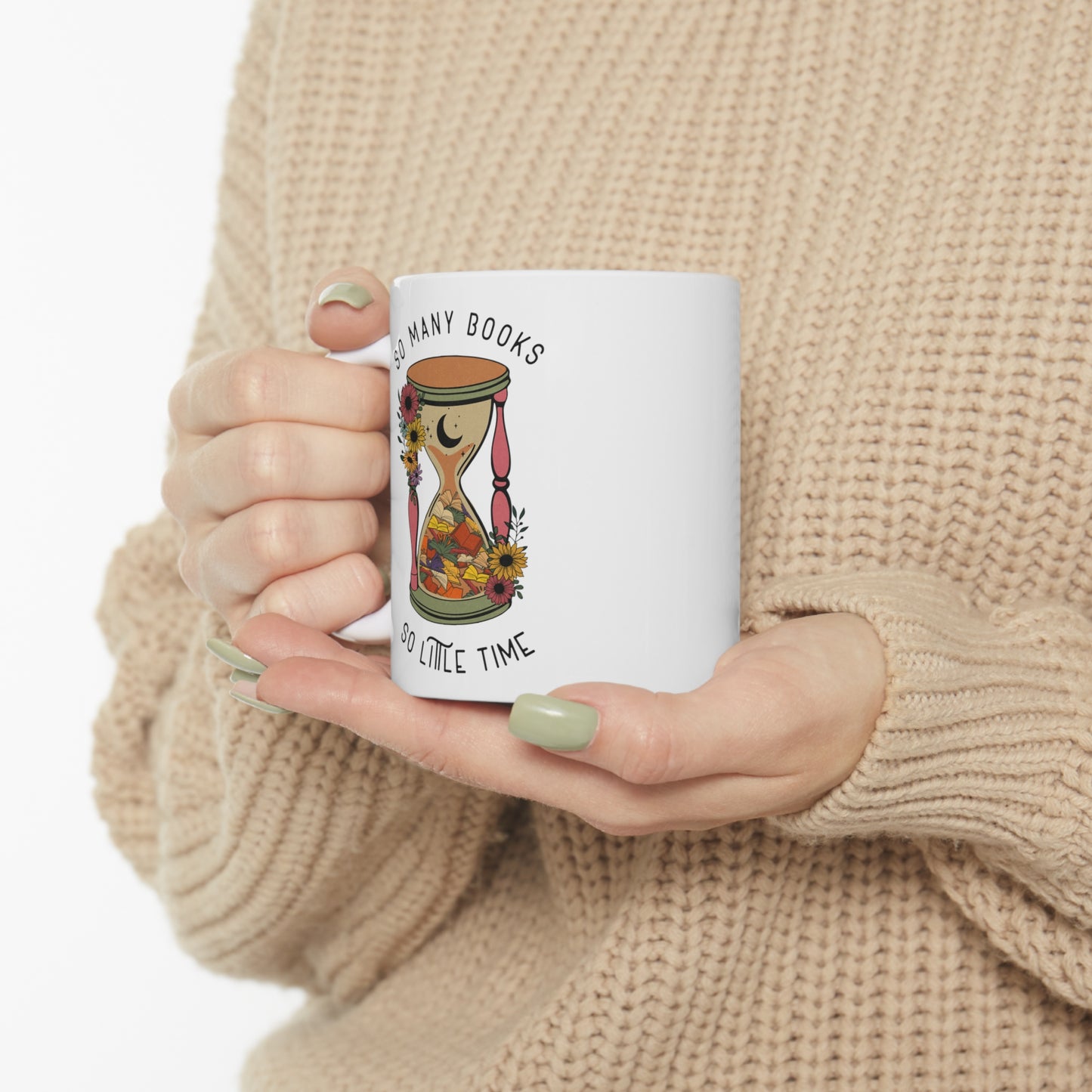 Cottagecore Book Lover Mug Gift for Librarian Reader Tea Cup Books and Coffee Mug Book Lover Gift Librarian Mug Book Club Gift for Reader