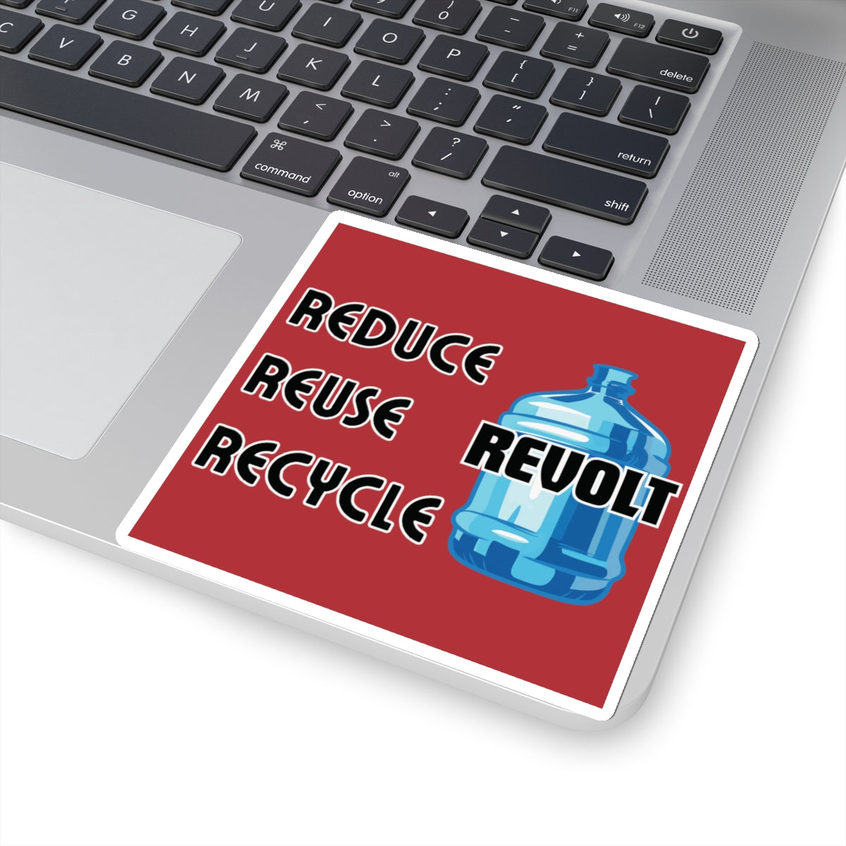 Water Jug Sticker Reduce Reuse Revolt Jug of Justice Sticker Kiss-Cut Stickers First Amendment Sticker Fight Fascism Humboldt Protest