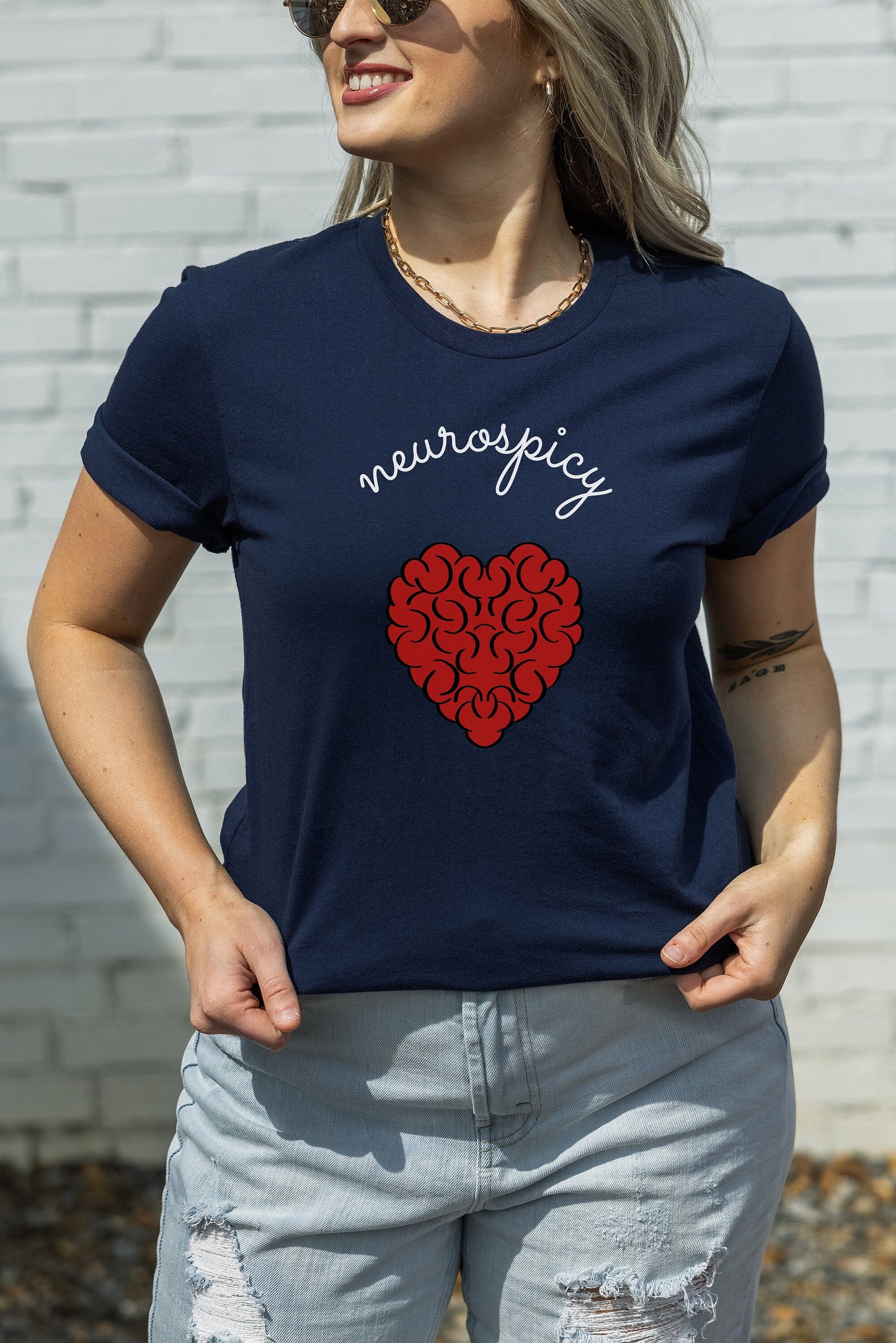 Neurospicy Mental Health Shirt, Neurodivergent Tee, Neurodiverse, ADHD, neurodiversity, Anxiety Shirt, Therapist Shirt, Psychologist TShirt