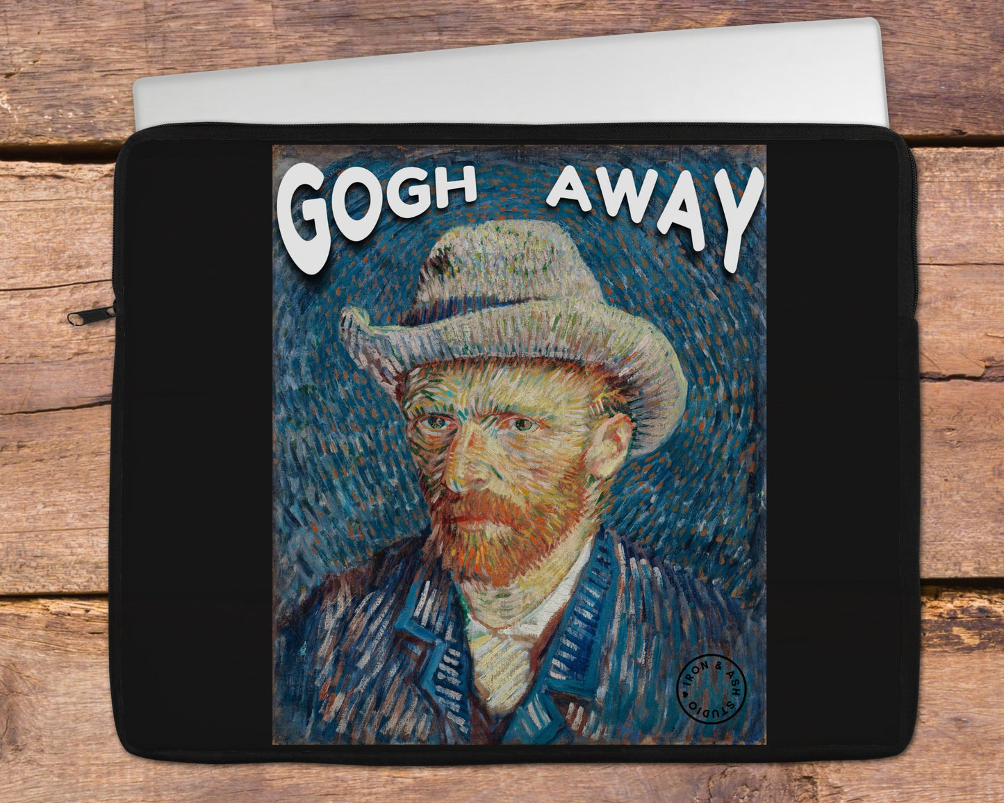 Funny Art Nerd Laptop Sleeve, Funny Vincent Van Gogh Laptop Sleeve, Vincent Van Gogh Laptop Case, Art Teacher Gift, Art Nerd Laptop Sleeve