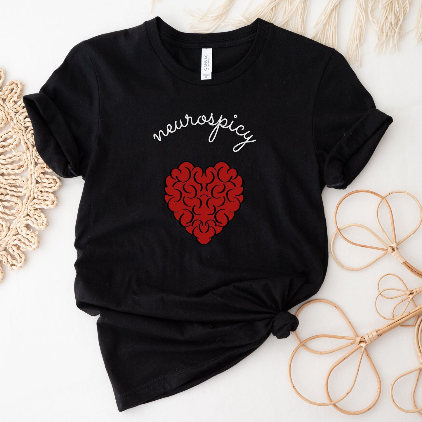 Neurospicy Mental Health Shirt, Neurodivergent Tee, Neurodiverse, ADHD, neurodiversity, Anxiety Shirt, Therapist Shirt, Psychologist TShirt