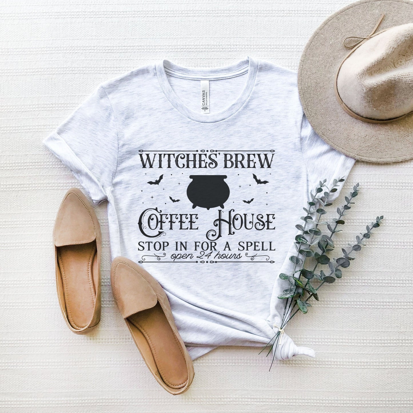 Witches Brew Shirt, Halloween TShirt for Coffee Lovers, Witchy T Shirt, Witchy Vibes, Halloween Coffee Gift, Spooky Season, Witchy Woman Tee