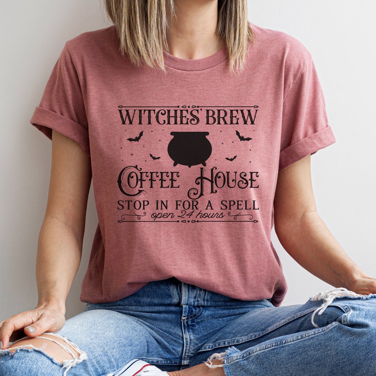 Witches Brew Shirt, Halloween TShirt for Coffee Lovers, Witchy T Shirt, Witchy Vibes, Halloween Coffee Gift, Spooky Season, Witchy Woman Tee