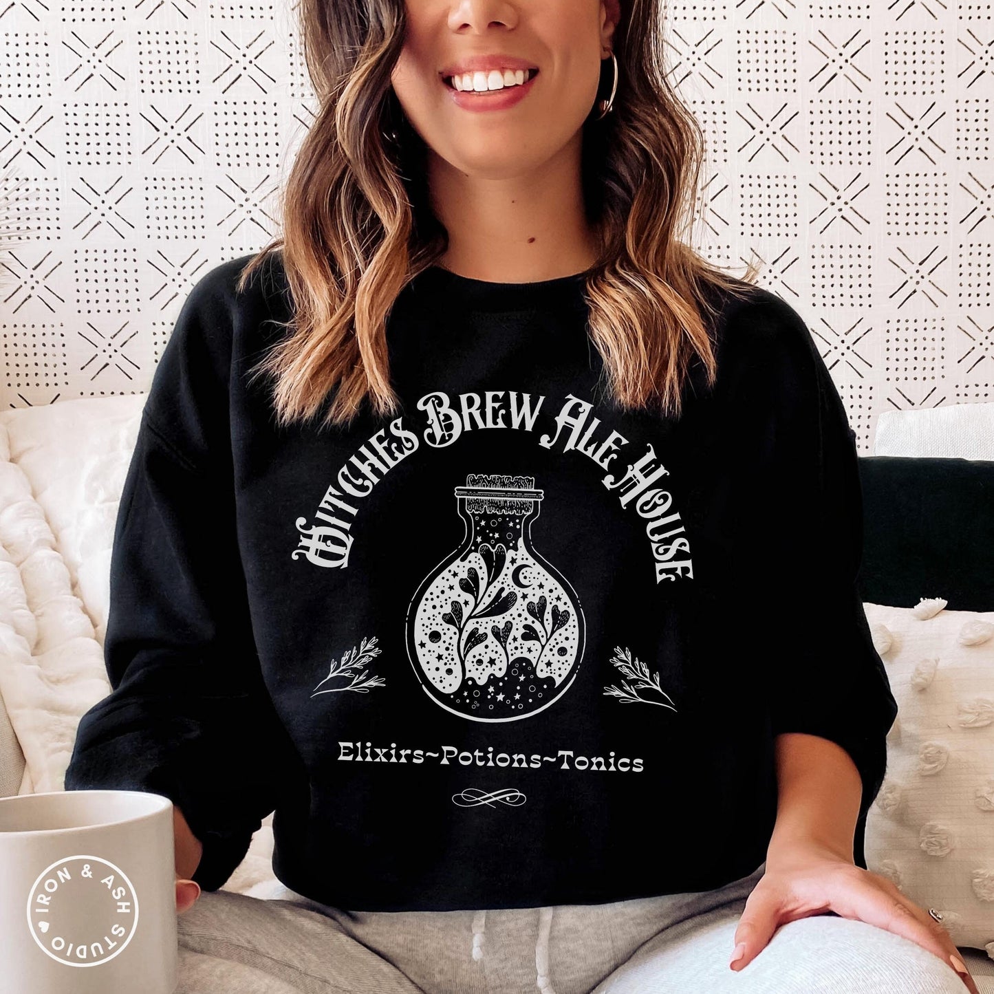 Witches Brew Sweatshirt, Witchy Sweatshirt Fall Crewneck, Spooky Season, Witchy Clothing, Halloween Crewneck Sweatshirt, Cute Fall Sweater