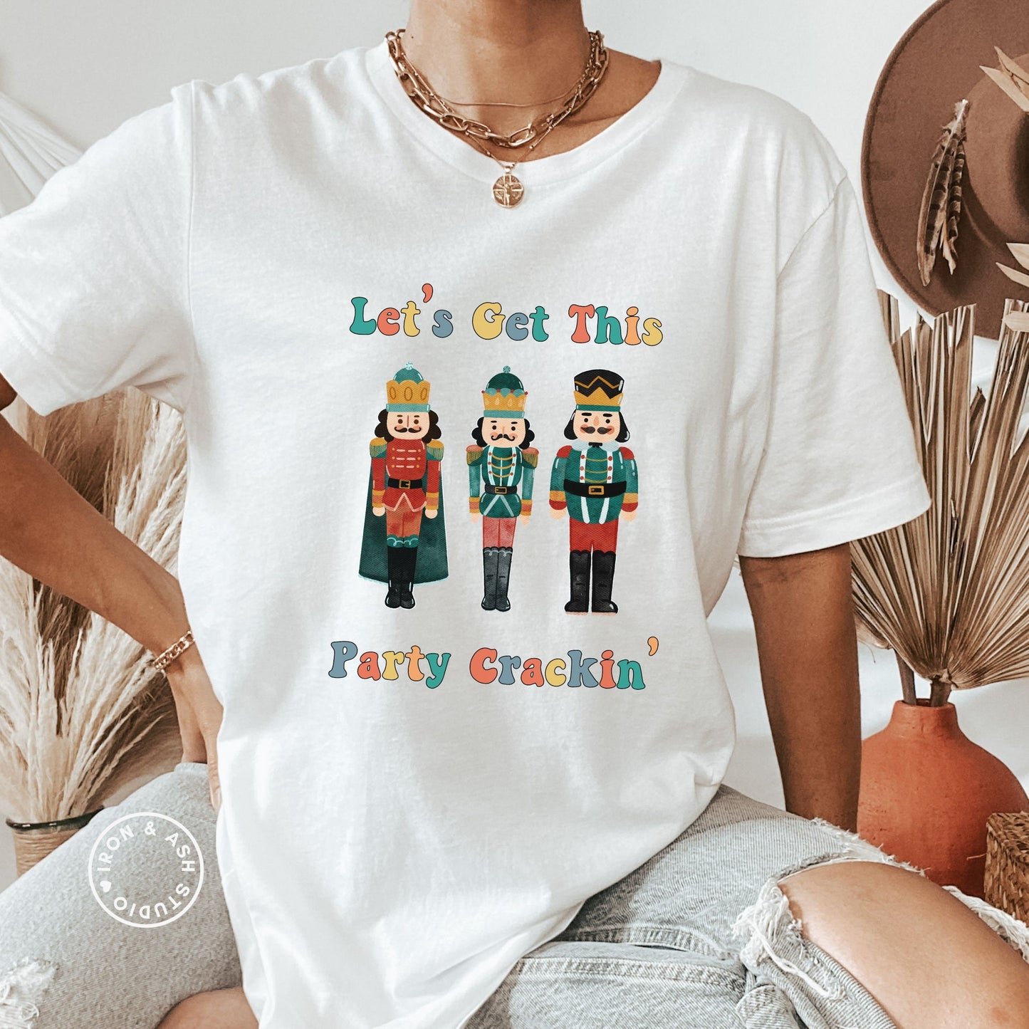 Funny Christmas TShirt, Nutcracker Shirt, Ugly Christmas Tee, Retro Christmas Tee, Nutcracker TShirt, Womens Cute Christmas Xmas Crewneck