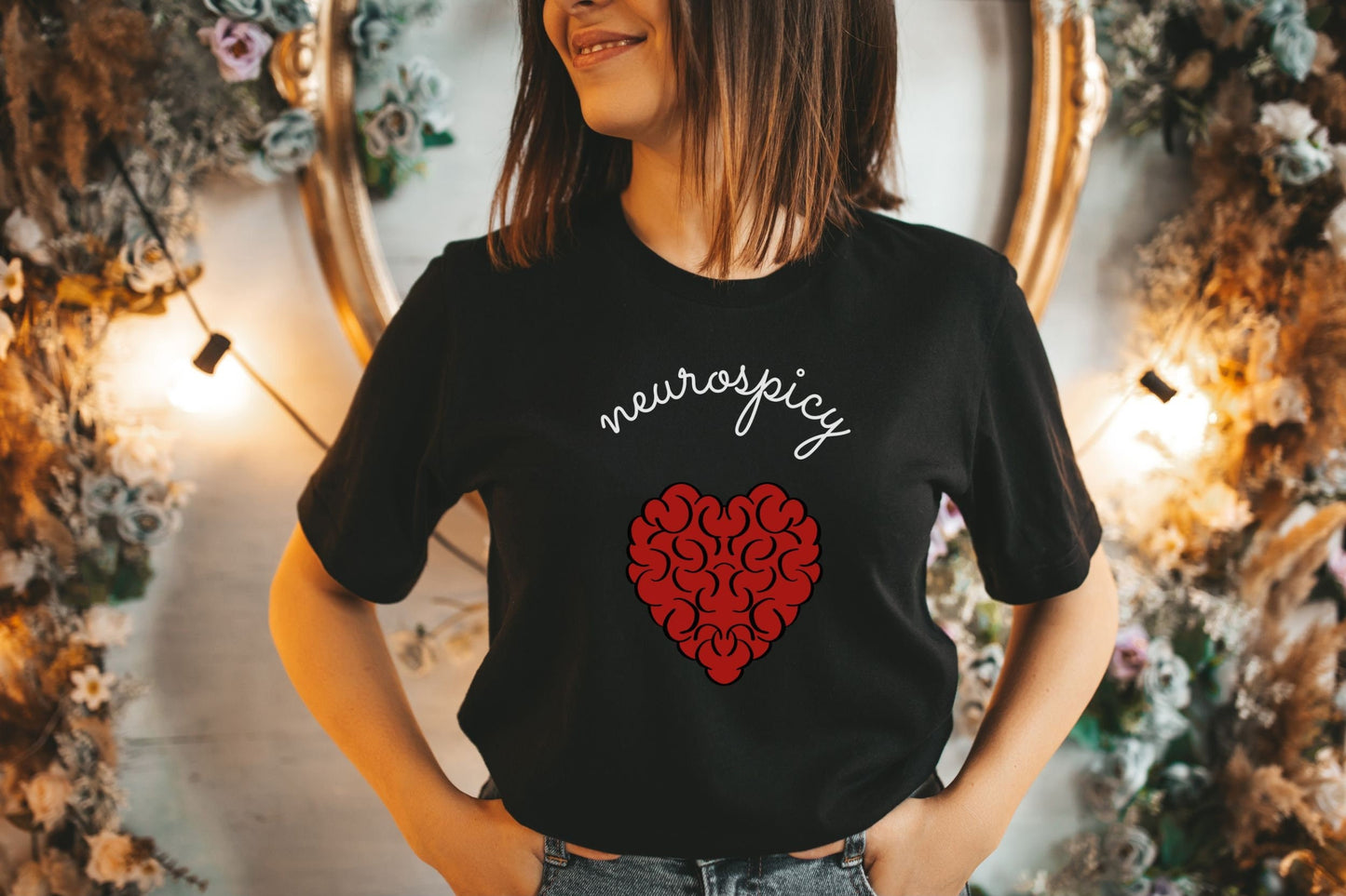 Neurospicy Mental Health Shirt, Neurodivergent Tee, Neurodiverse, ADHD, neurodiversity, Anxiety Shirt, Therapist Shirt, Psychologist TShirt