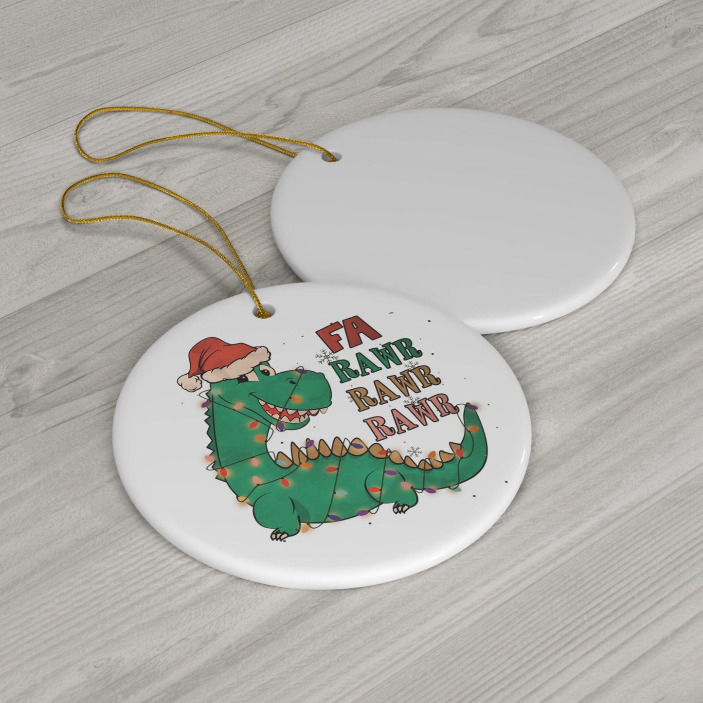 Dinosaur Ornament Dinosaur Christmas Ornament Funny Dino Ornament Fa Rawr Rawr Christmas Decoration Dinosaur Lover Gift Kids Christmas Dino