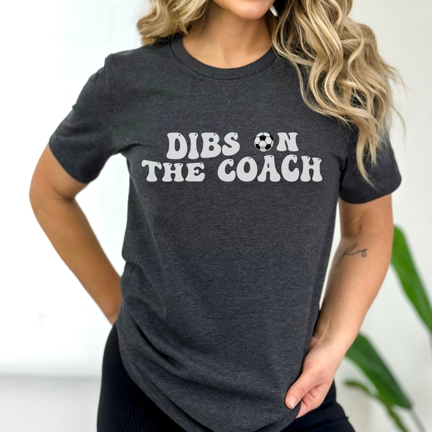 Dibs On The Coach Soccer Shirt Dibs on the Coach Shirt Coach's Wife Shirt Coaches Wife Life Funny Coaches Shirt Coachs Girlfriend TShirt