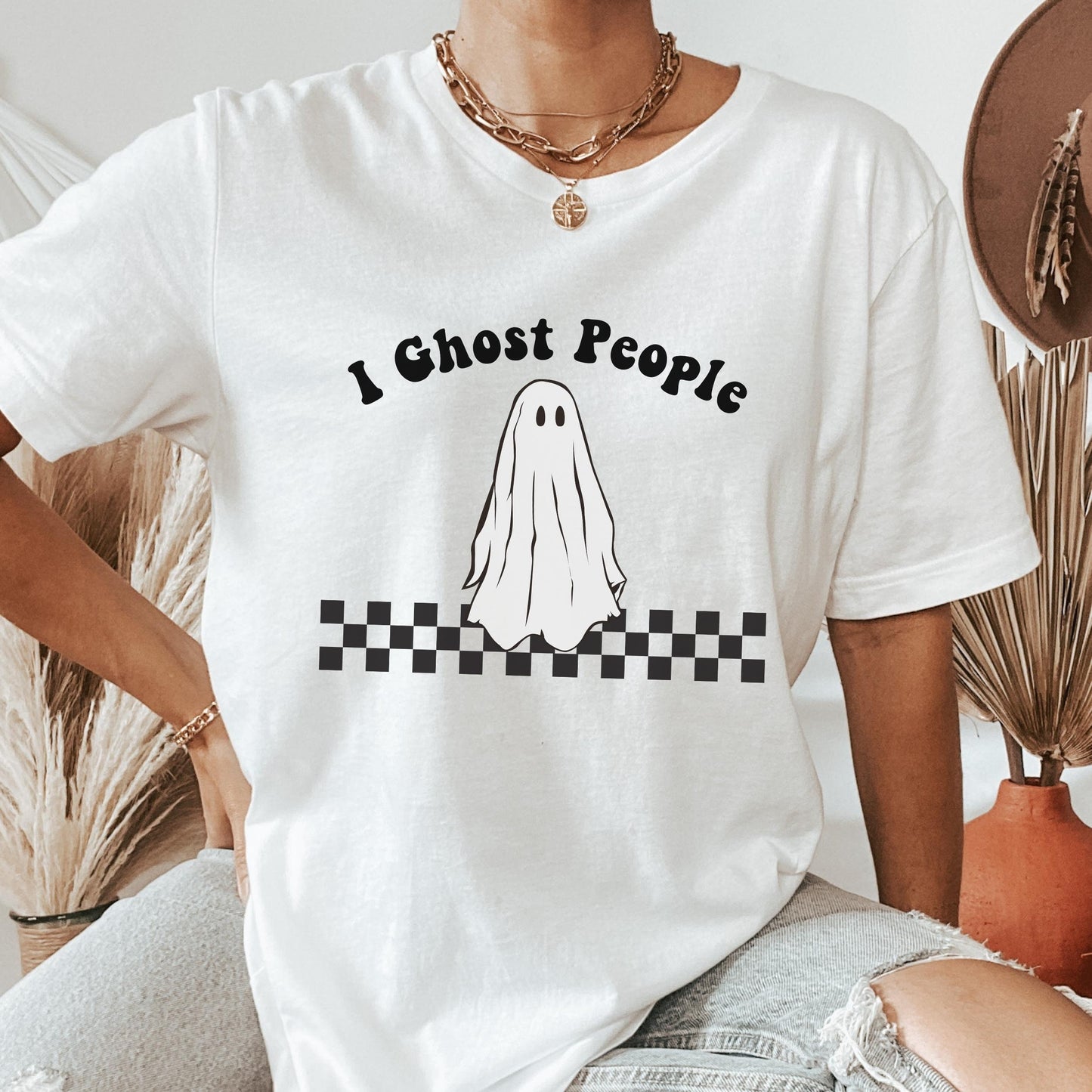 Funny Halloween Shirt, I Ghost People Shirt, Halloween Ghost, Halloween Party Tee, Ghost Tshirt, Spooky Season, Fall Vibes, Cute Fall Shirt