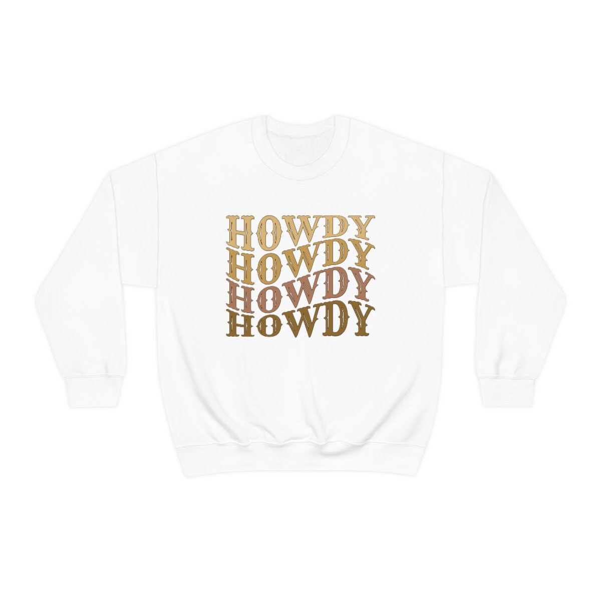Howdy Sweatshirt Yeehaw Cowgirl Boho Western Graphic Crewneck Sweater Country Concert Nashville Shirt Southern Sweatshirt Rodeo Cowboy Shirt