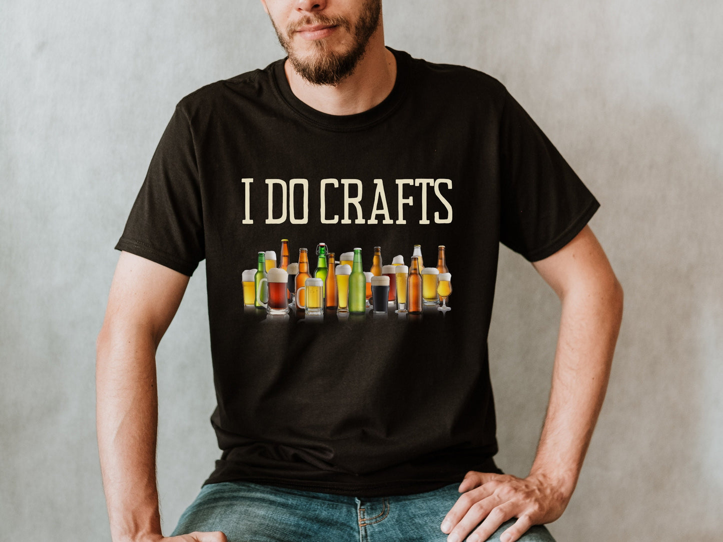 Craft Beer T Shirt, Vintage ?I Do Crafts? Shirt, Home Brew Shirt, Father's Day Gift, Dad Birthday Shirt, Good Beer, IPA, Lager, Beer Shirt