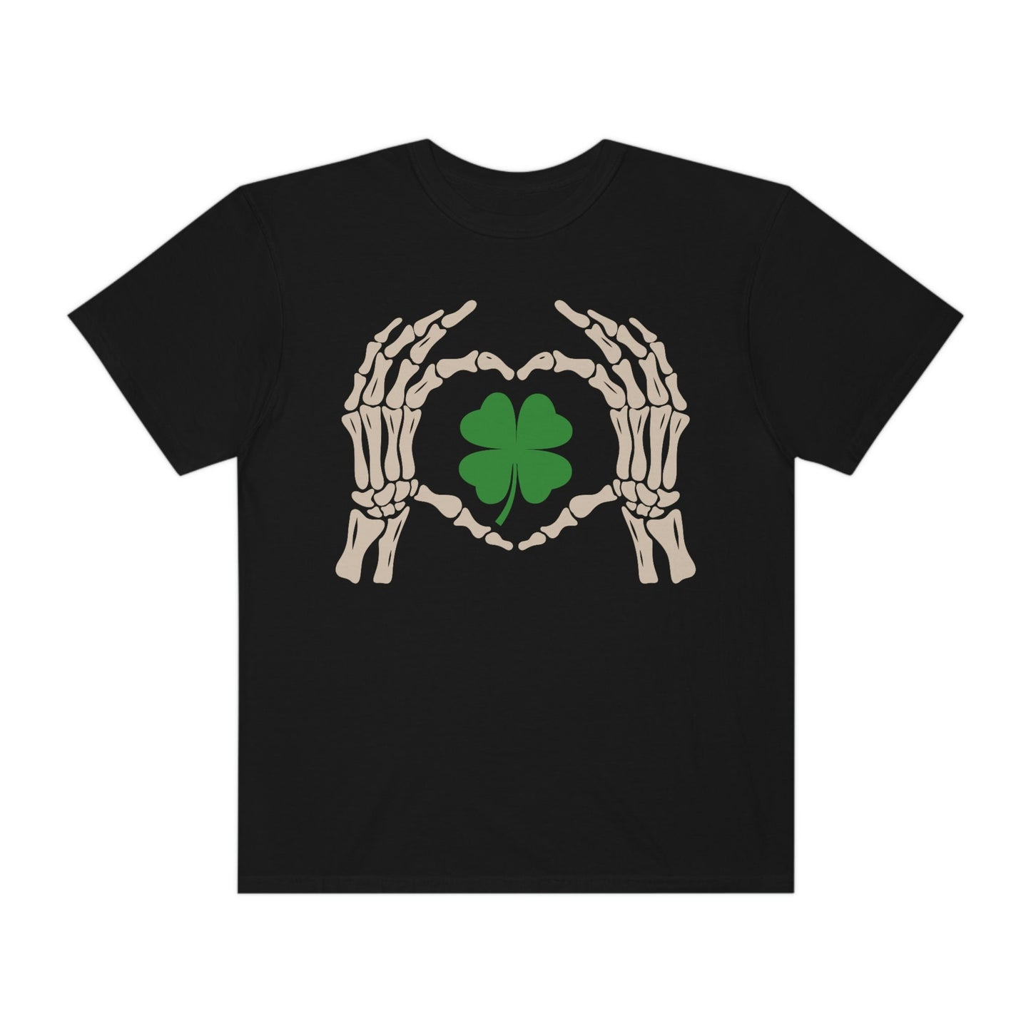 Skeleton Shamrock Shirt Funny St Patricks Day Tee Lucky Heart 4 Leaf Clover TShirt St Paddys Day Shirt for Women Cute Teacher Saint Patricks