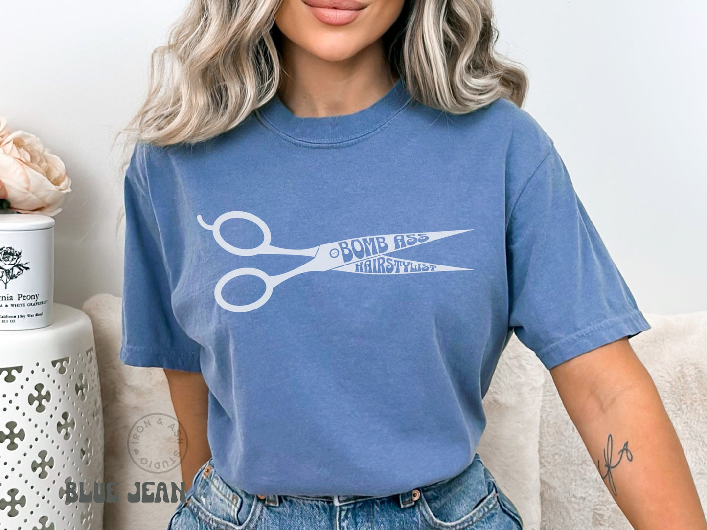 Somebody's Bomb Ass Hairstylist Shirt, Cosmetologist Shirt, Funny Hair Dresser Shirt, Hair Hustler, Comfort Colors TShirt, Graphic Tees