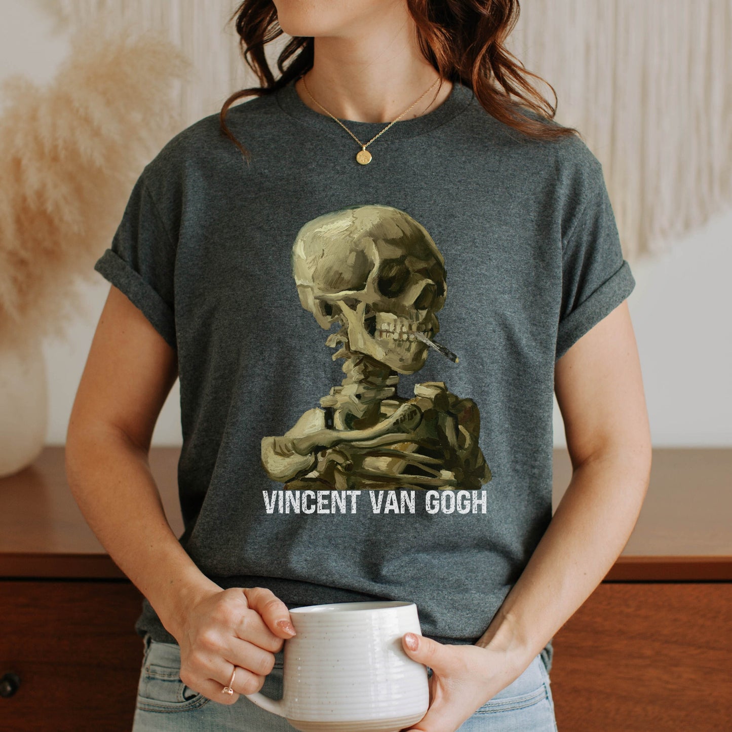 Van Gogh Sweatshirt Skull of a Skeleton Sweatshirt Vincent Van Gogh Shirt Artist Gift Gogh For It Art Teacher Sweatshirt Art Tee Shirts