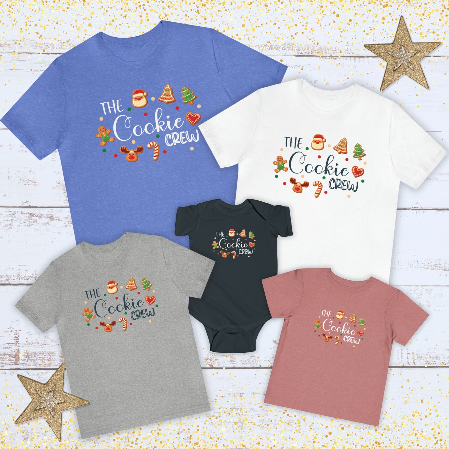 Cookie Crew TShirt Matching Family Christmas Shirts Christmas Baking Shirt Cookie Tester Christmas Cookie Shirt Family Matching Christmas