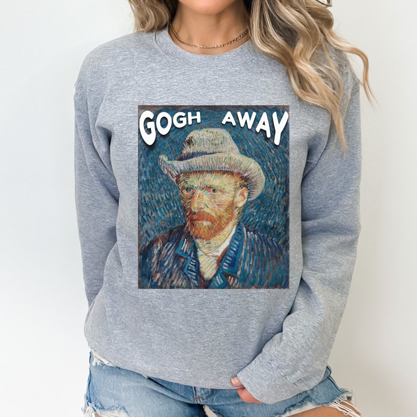 Van Gogh Sweatshirt Van Gogh Shirt Vincent Van Gogh Shirt Funny Artist Gift Gogh For It Art Teacher Sweatshirt Funny Introvert Shirt Art Tee