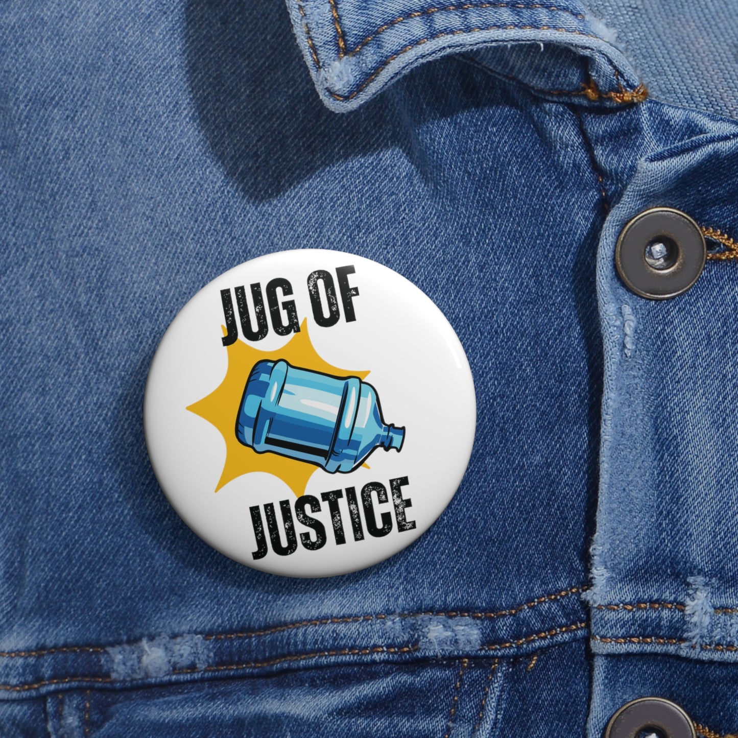 Jug of Justice Pin Button Bonks of Justice Antifascism Pin Fight Fascism Button Protest Button Freedom Pin Fight Injustices Bonk the Police