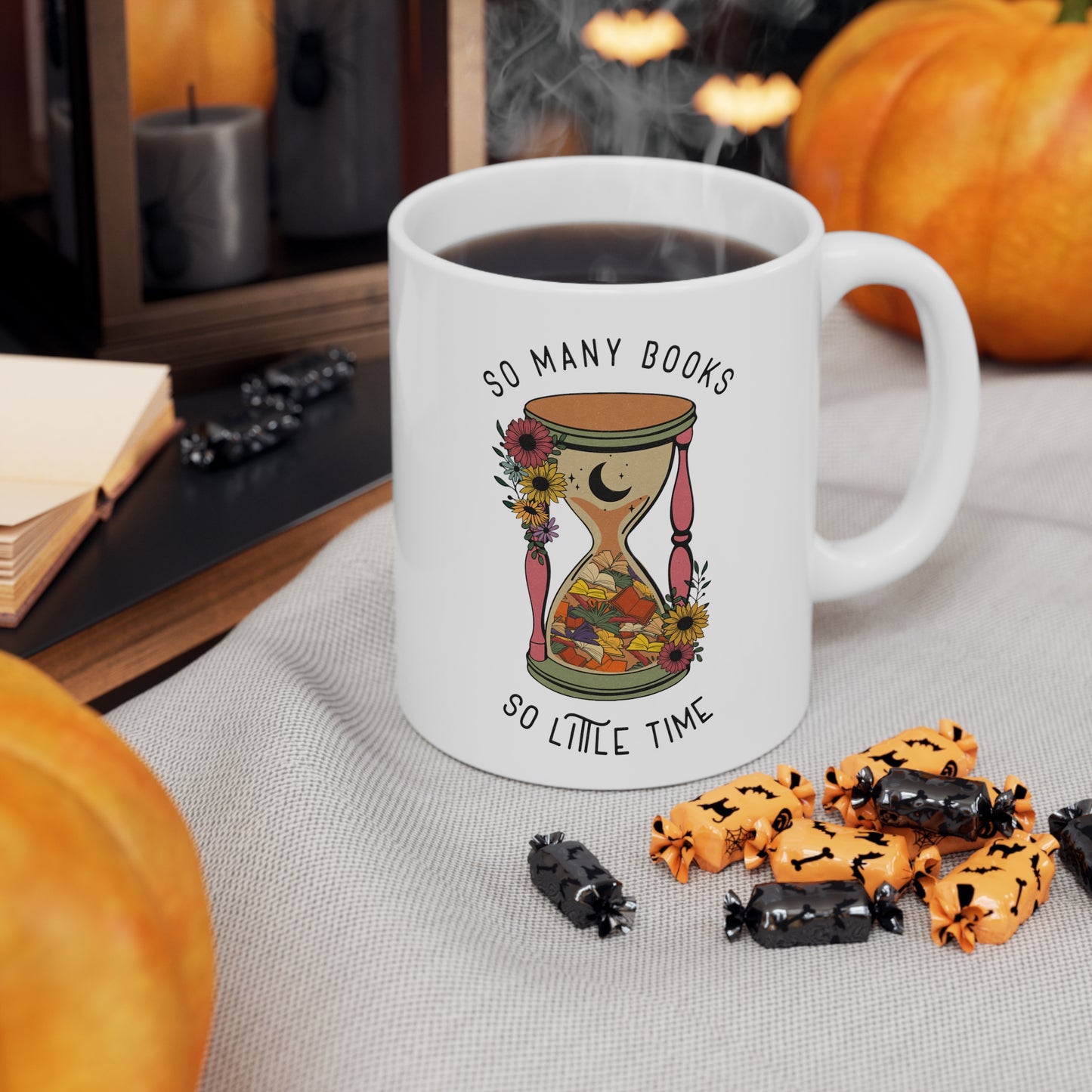 Cottagecore Book Lover Mug Gift for Librarian Reader Tea Cup Books and Coffee Mug Book Lover Gift Librarian Mug Book Club Gift for Reader
