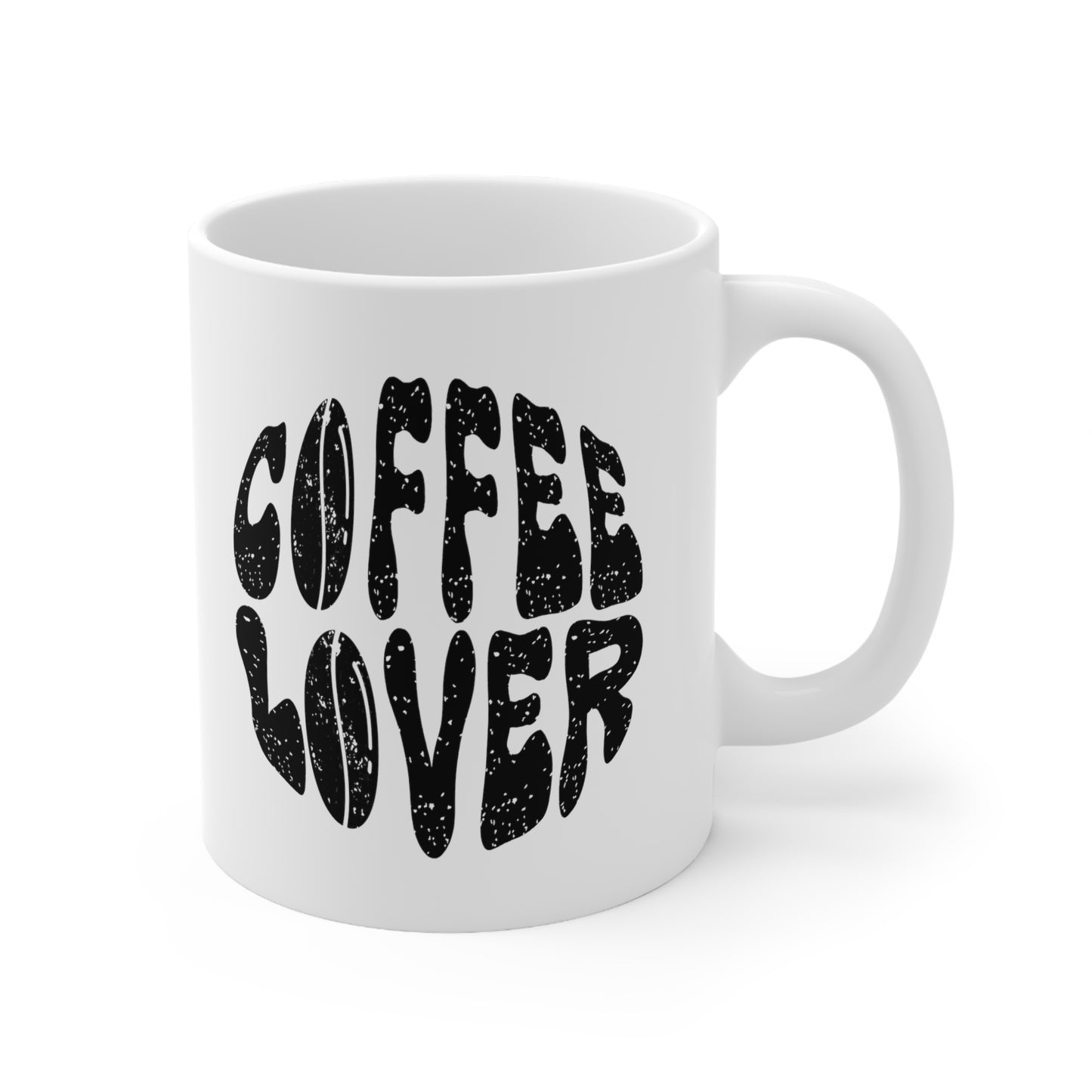 Coffee Lover Mug Graphic Coffee Mugs Coffee Mug Retirement Mug for Dad Retro Coffee Cup Fun Coffee Bean Gift for Coffee Lovers Artist Mug