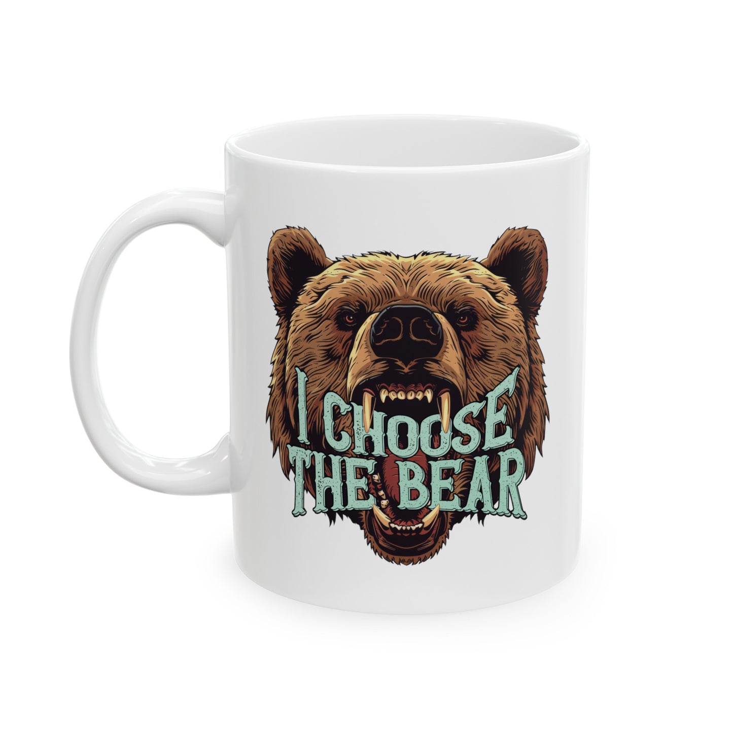 I Choose The Bear Mug, Funny Feminist Coffee Mug, 4B Movement Mug, Womens Rights Mug, Bear Coffee Cup, Smash The Patriarchy Ceramic Mug11oz
