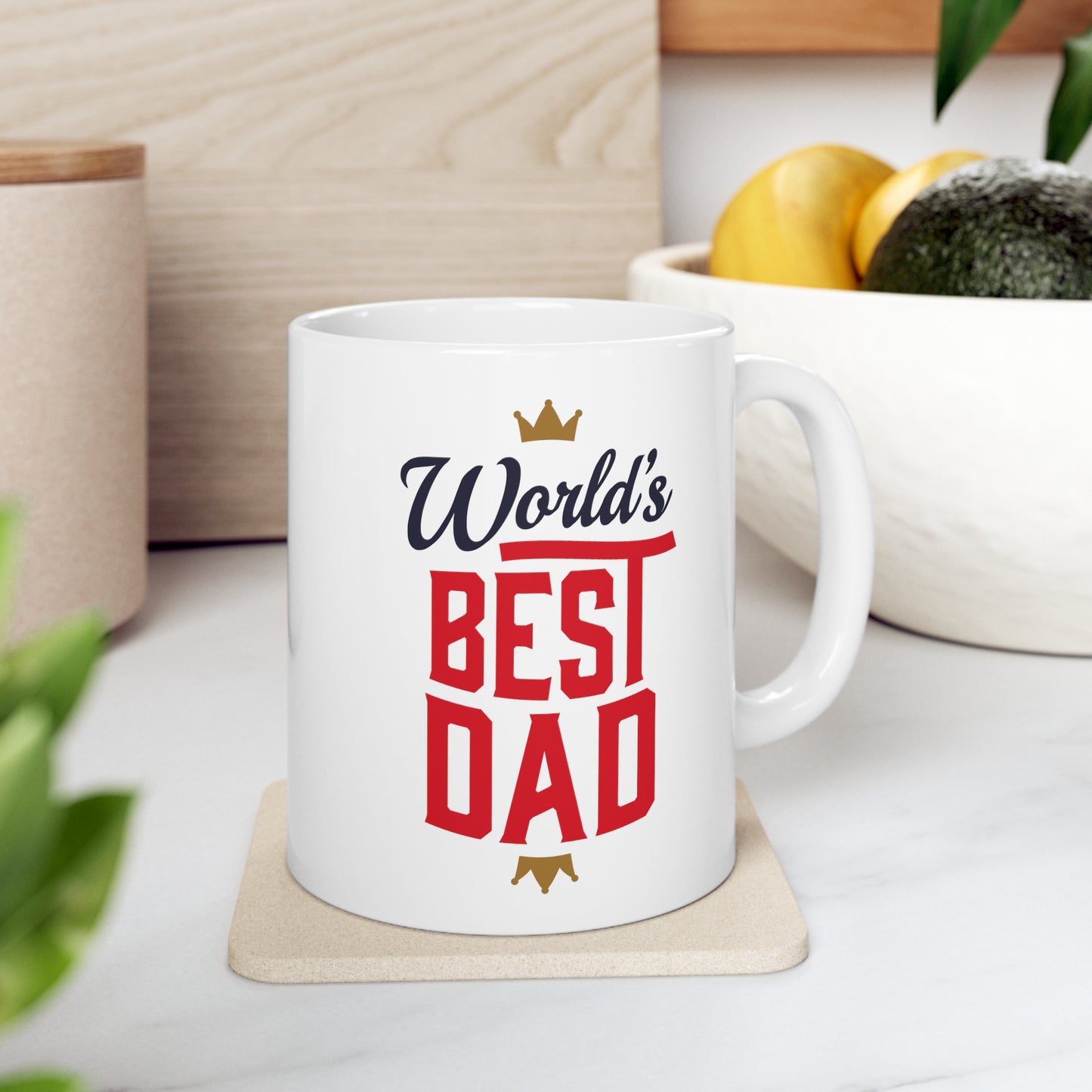 Father's Day Mug Dad Coffee Mug Papa Birthday Gift Fathers Day Tea Mug Mens Coffee Cup Daddy World's Best Dad Mug Gift for Stepdad Mug
