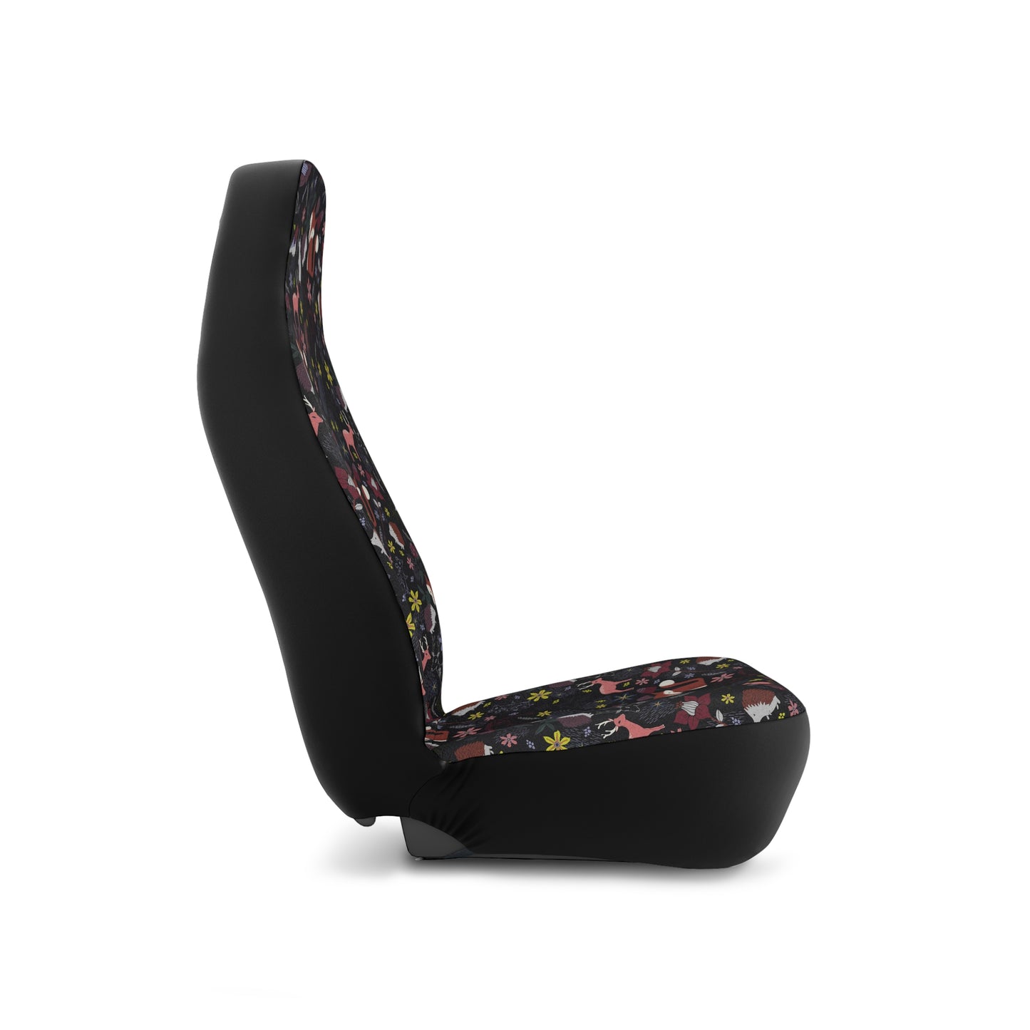 Dark Woodland Forest Animals Car Seat Covers for Vehicle, Boho Woodland Botanical New Driver Gift Witchy Aesthetic Car Accessories for Women