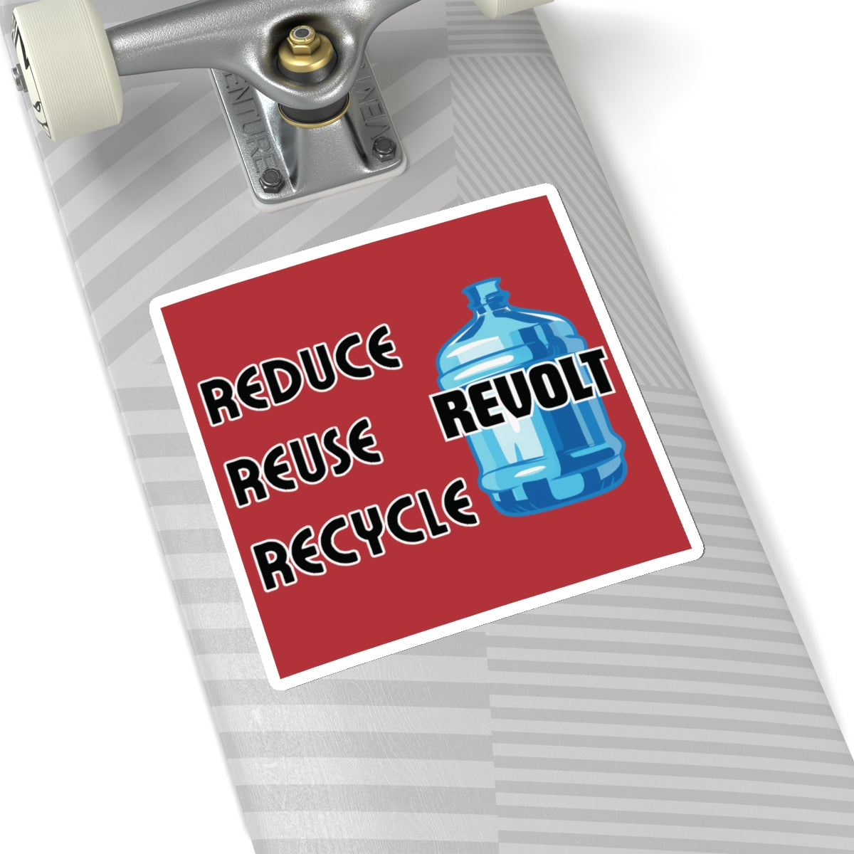 Water Jug Sticker Reduce Reuse Revolt Jug of Justice Sticker Kiss-Cut Stickers First Amendment Sticker Fight Fascism Humboldt Protest