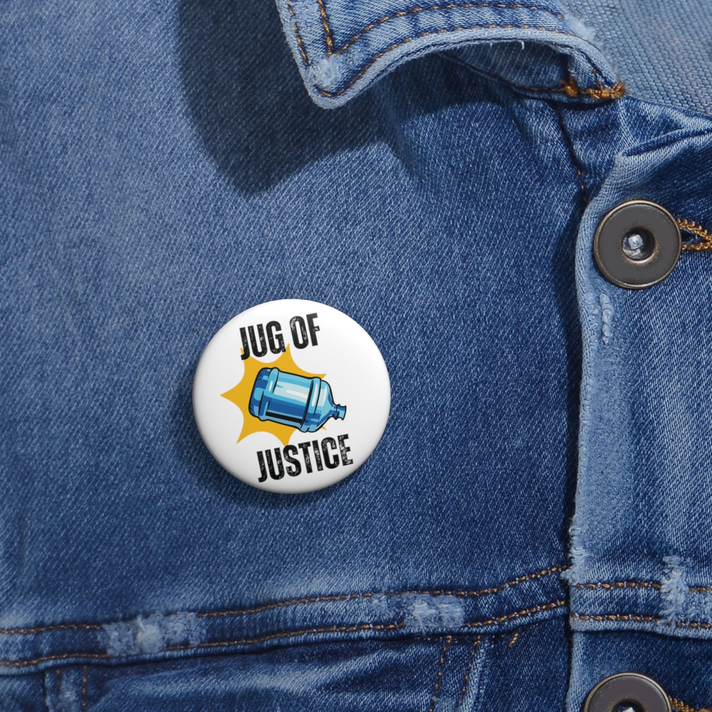 Jug of Justice Pin Button Bonks of Justice Antifascism Pin Fight Fascism Button Protest Button Freedom Pin Fight Injustices Bonk the Police