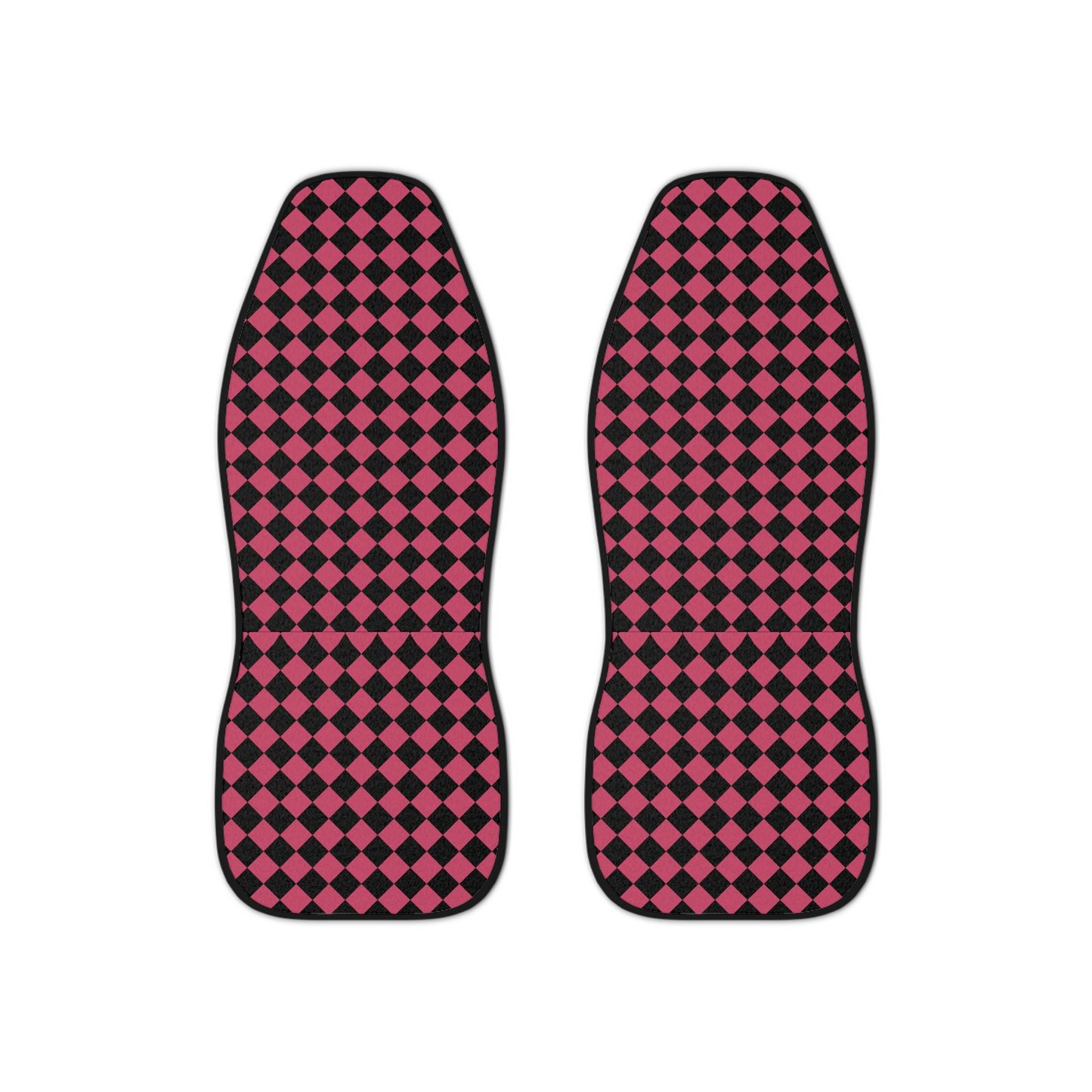 Retro Seat Covers Pink Checkerboard Car Seat Covers Retro Car Seat Covers Accessories Plaid Car Seat Cover Boho Seat Covers Hot Pink Vehicle