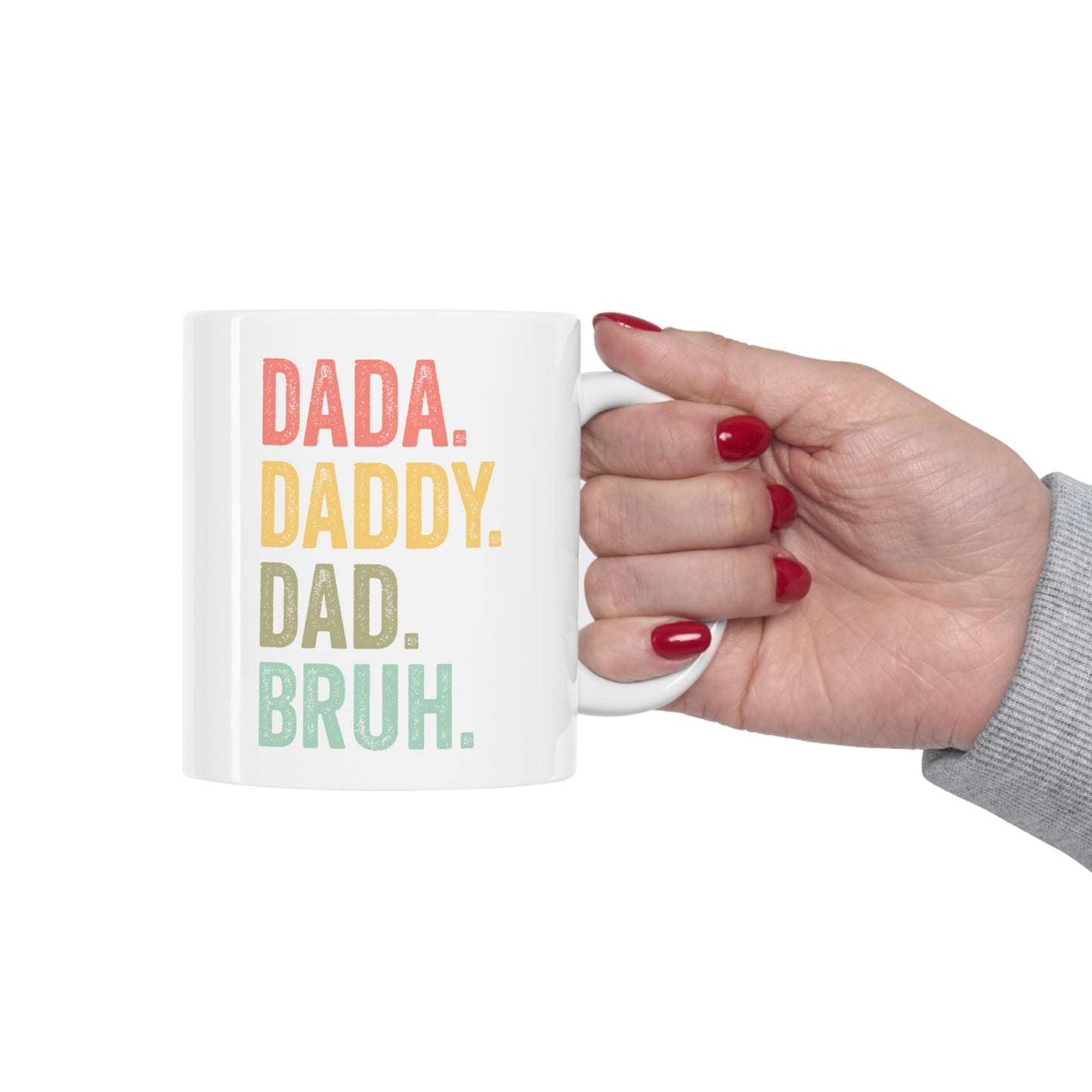 Dada Daddy Dad Bruh Mug, Funny Dad mug, Father's Day Mug 2022, Dad Of Boys Mug, Sarcastic Dad Mug, Bruh Mug, Dad Joke Coffee Mug