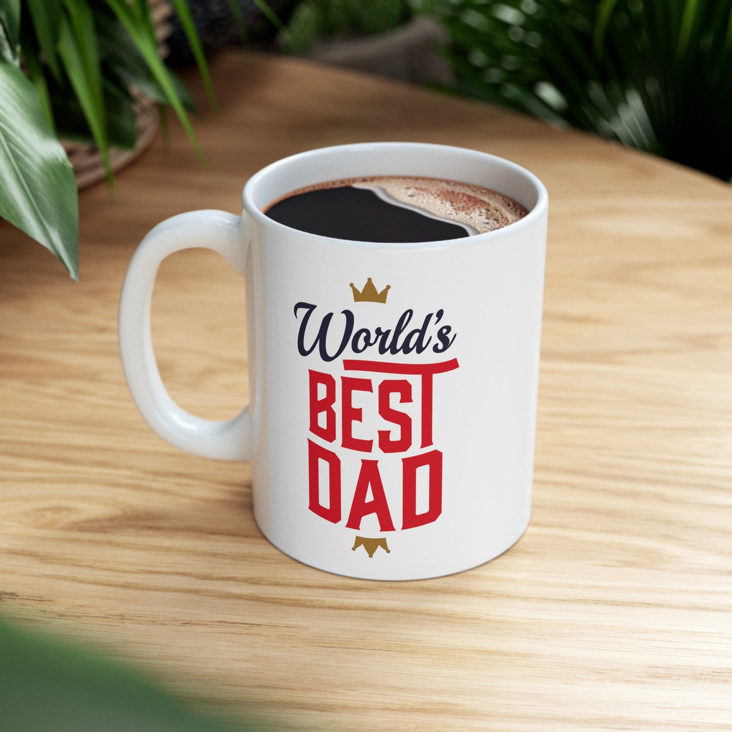 Father's Day Mug Dad Coffee Mug Papa Birthday Gift Fathers Day Tea Mug Mens Coffee Cup Daddy World's Best Dad Mug Gift for Stepdad Mug