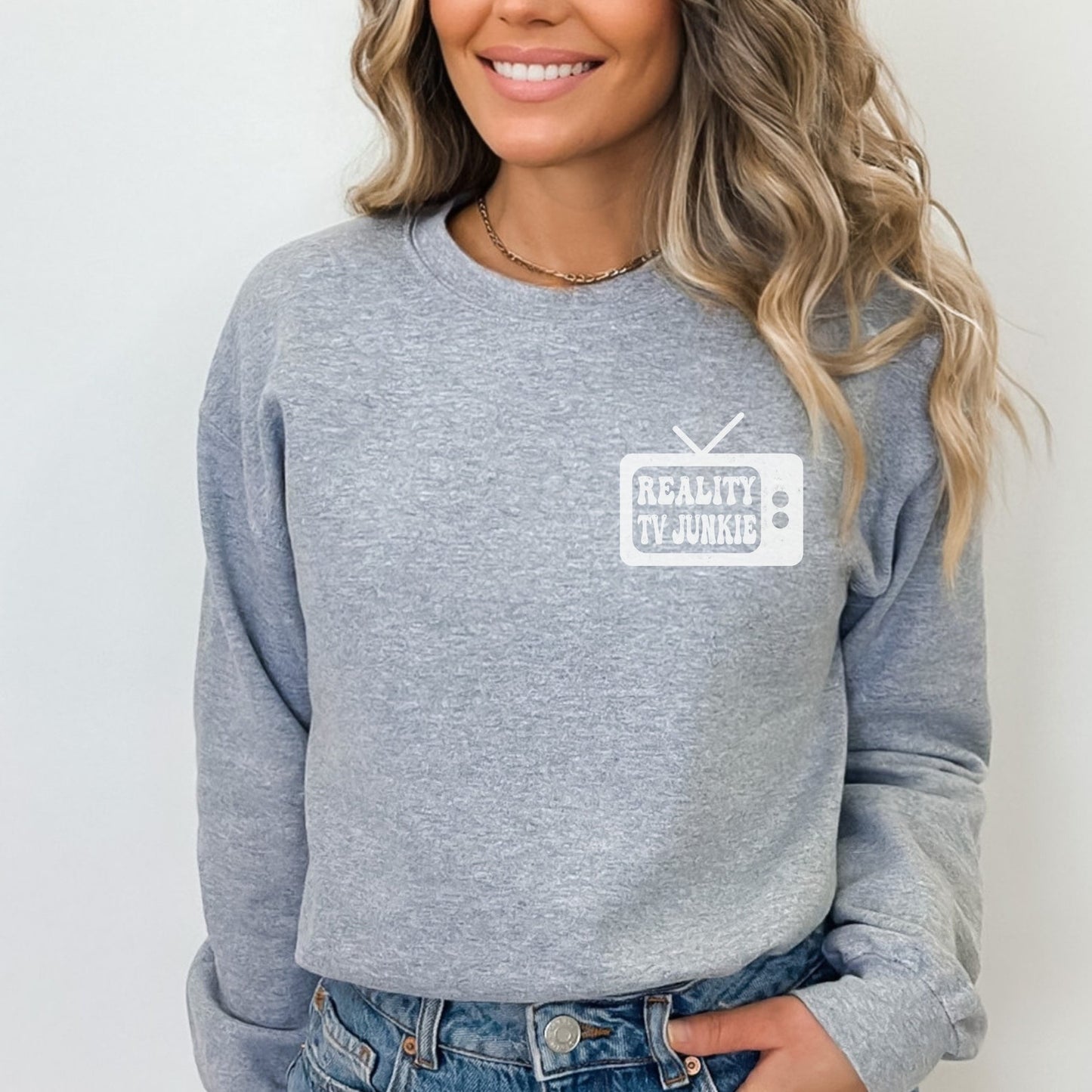 Reality TV Sweatshirt, Reality TV Gifts, Introvert Sweater, TV Show Shirt, Tv Lover Sweatshirt, Tv Show Gifts, Couch Potato Sweat, Tv Show