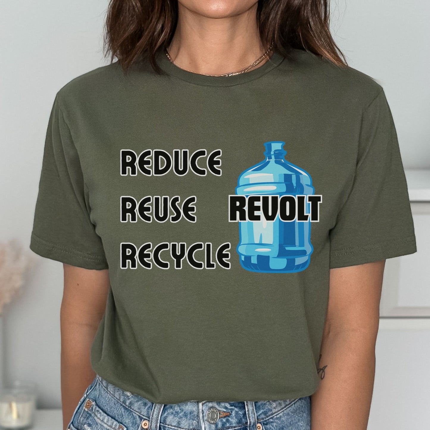 Reduce Reuse Recycle Revolt Shirt Jug of Justice TShirt Protest Tee Freedom Bonks TShirt Bonk the Police Fight Fascism Shirt Humbolt Protest