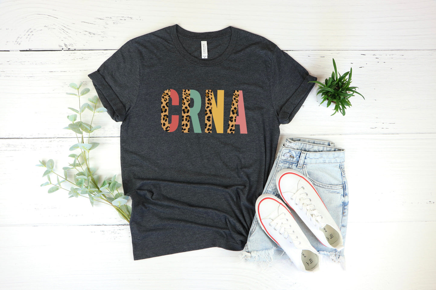 CRNA shirt, CRNA week, CRNA appreciation, crna gift, crna graduation gift, crna student, crna t-shirt, leopard crna shirt, leopard print