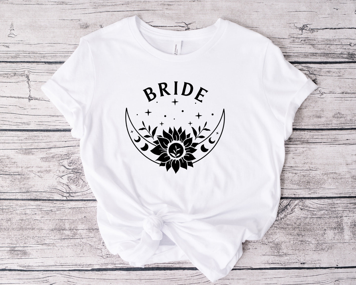 Celestial Bachelorette Shirt, Celestial Bride TShirt, Boho Bride Soul Tribe T Shirt, Mystical Bachelorette, Bridal Party Group Shirts, Moon
