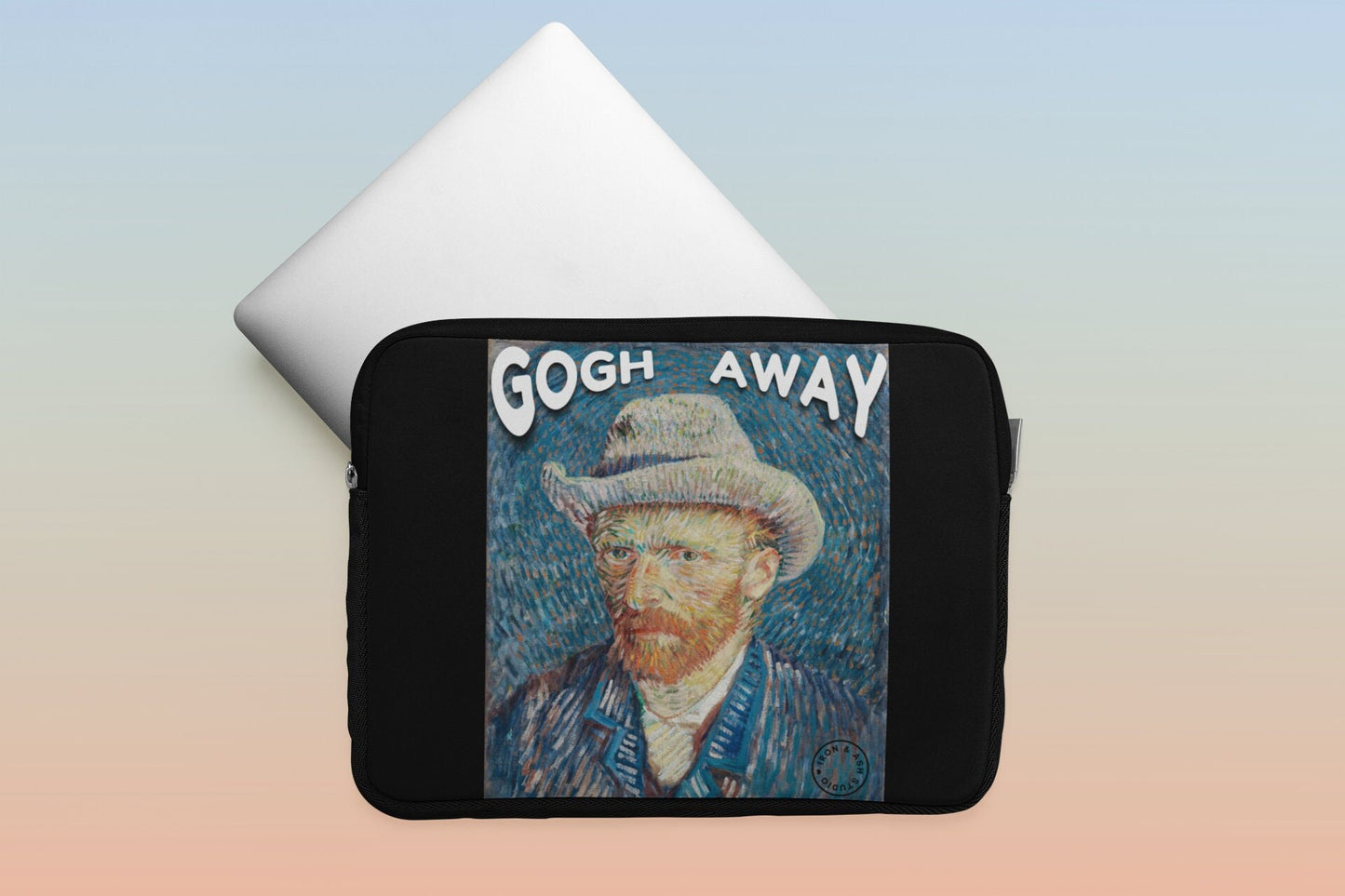 Funny Art Nerd Laptop Sleeve, Funny Vincent Van Gogh Laptop Sleeve, Vincent Van Gogh Laptop Case, Art Teacher Gift, Art Nerd Laptop Sleeve