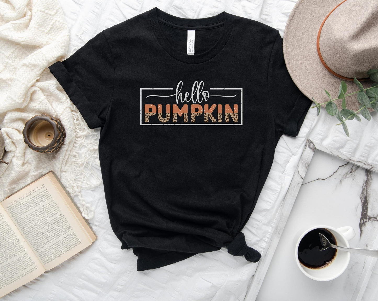 Hello Pumpkin Shirt, Fall Shirts, Fall T-Shirt, Pumpkin Shirt, Fall Tees, October, Thanksgiving Shirt, November Shirt, Fall Shirts for Women