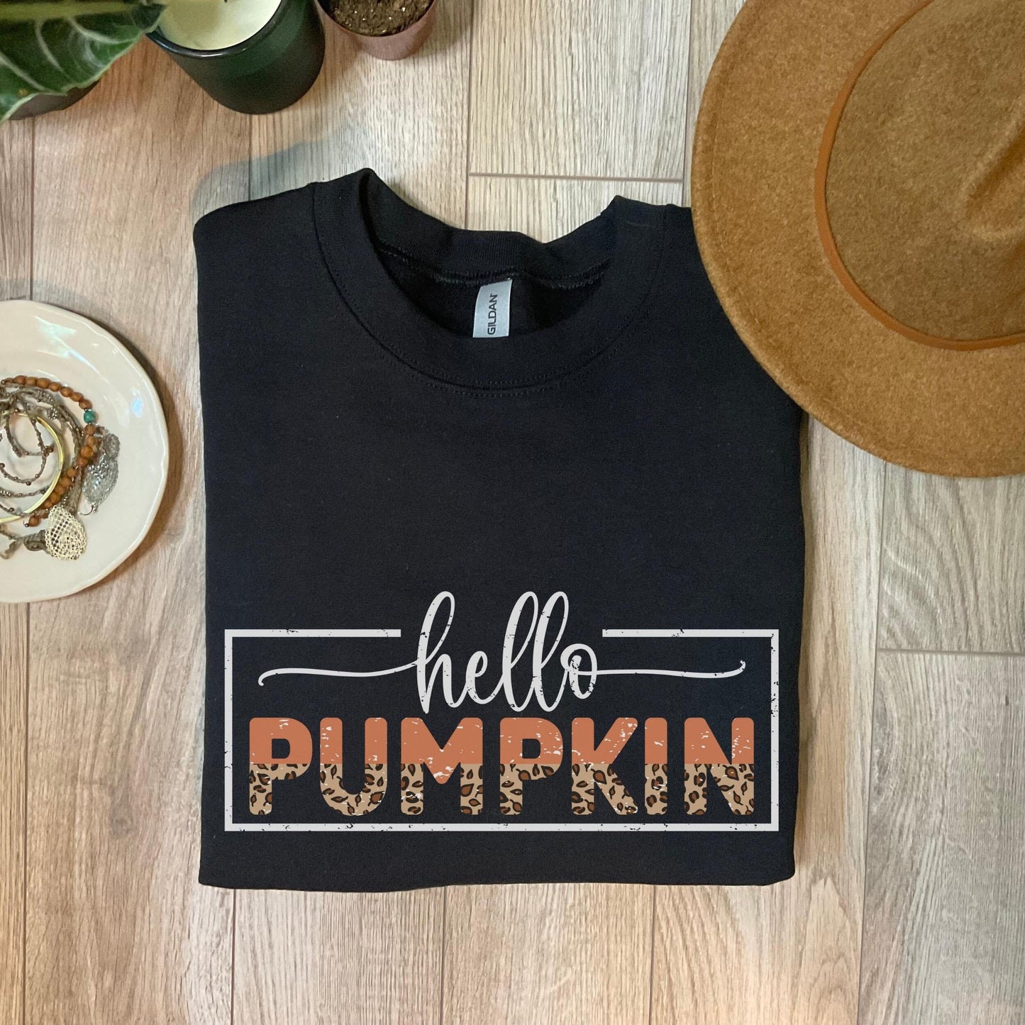 Hello Pumpkin Crewneck Sweater, Fall Halloween Crewneck Sweatshirt, Autumn Unisex Sweatshirt, Halloween Sweatshirt, Thanksgiving Sweatshirt