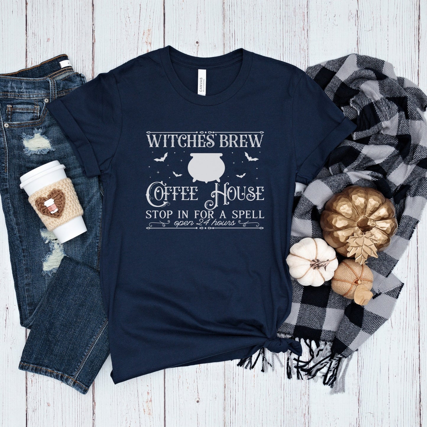 Witches Brew Shirt, Halloween TShirt for Coffee Lovers, Witchy T Shirt, Witchy Vibes, Halloween Coffee Gift, Spooky Season, Witchy Woman Tee
