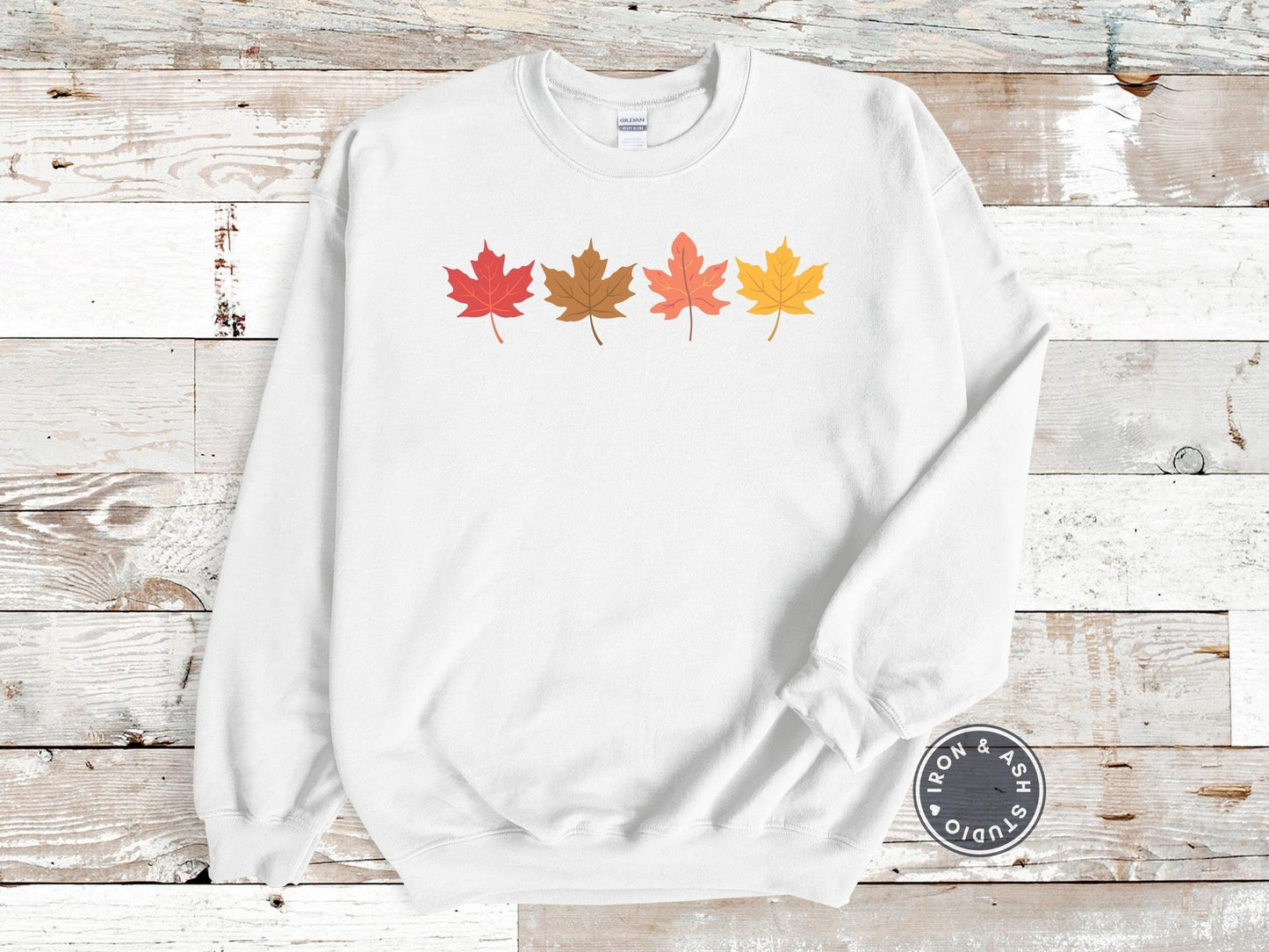 Fall Leaves Sweatshirt, Women's Fall Sweatshirt, Thanksgiving Outfit, Fall Themed Sweater, Fall Lover, Winter Sweatshirt, Fall Vibes Sweater