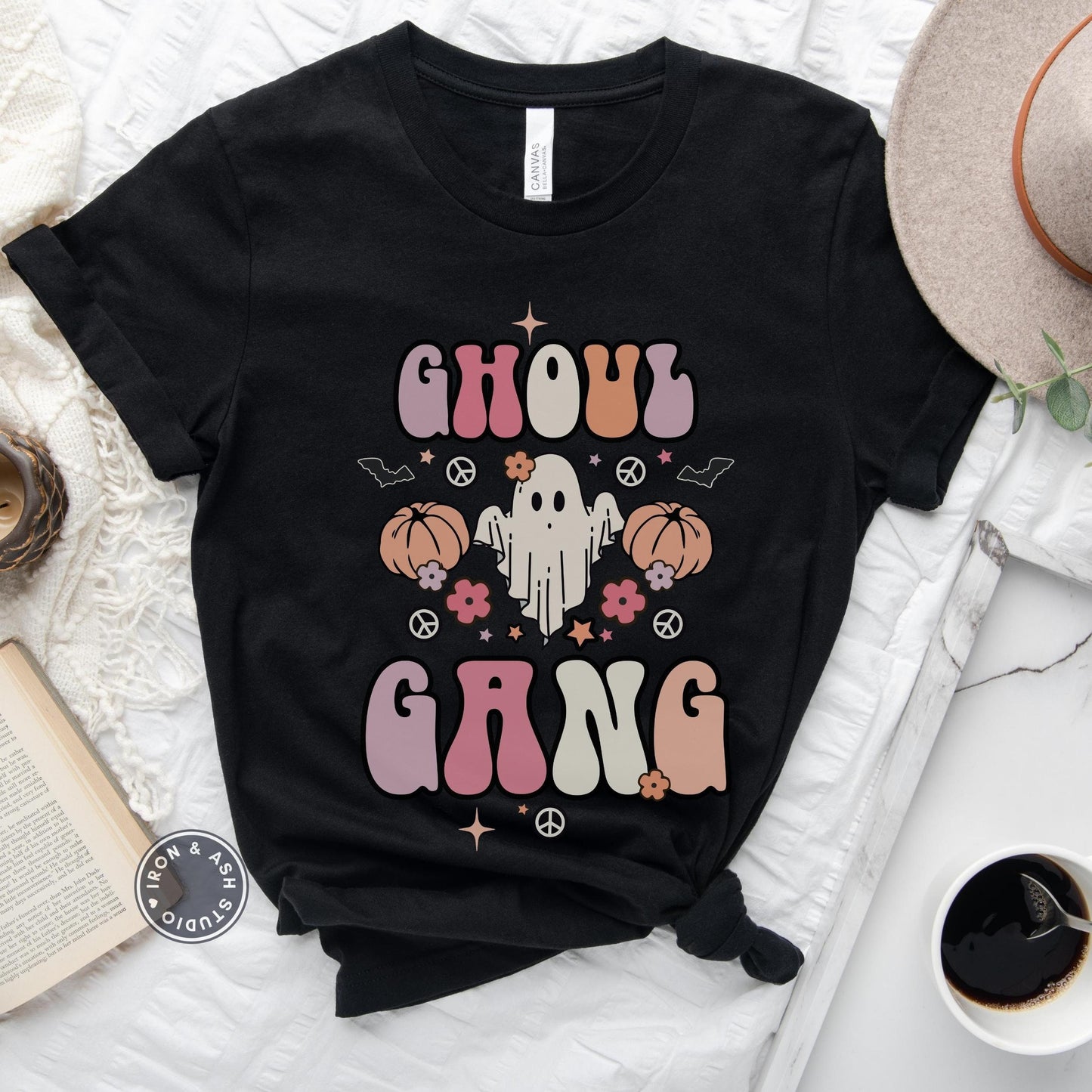 Ghoul Gang Shirt, Retro Halloween T Shirt, Halloween Party Top, Matching Halloween Shirt, Halloween Ghost, Cute Ghost Shirt, Spooky Vibes