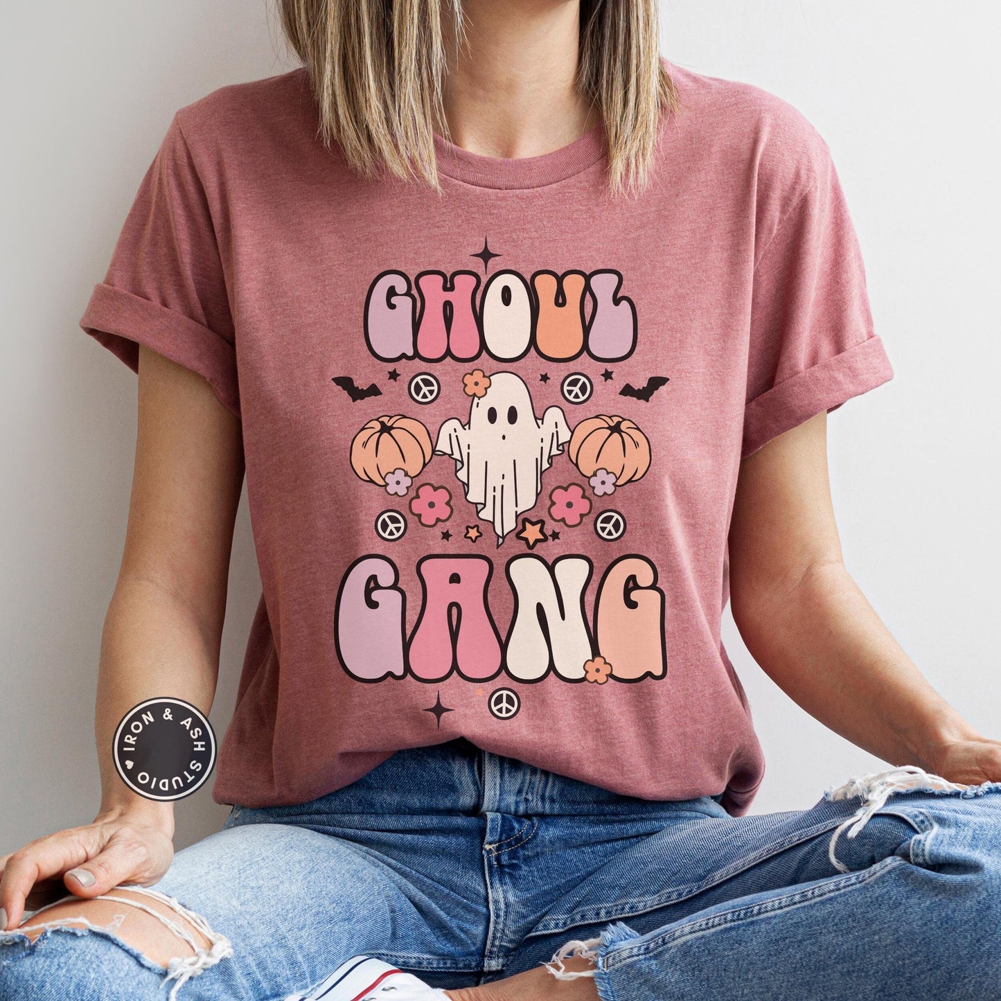 Ghoul Gang Shirt, Retro Halloween T Shirt, Halloween Party Top, Matching Halloween Shirt, Halloween Ghost, Cute Ghost Shirt, Spooky Vibes