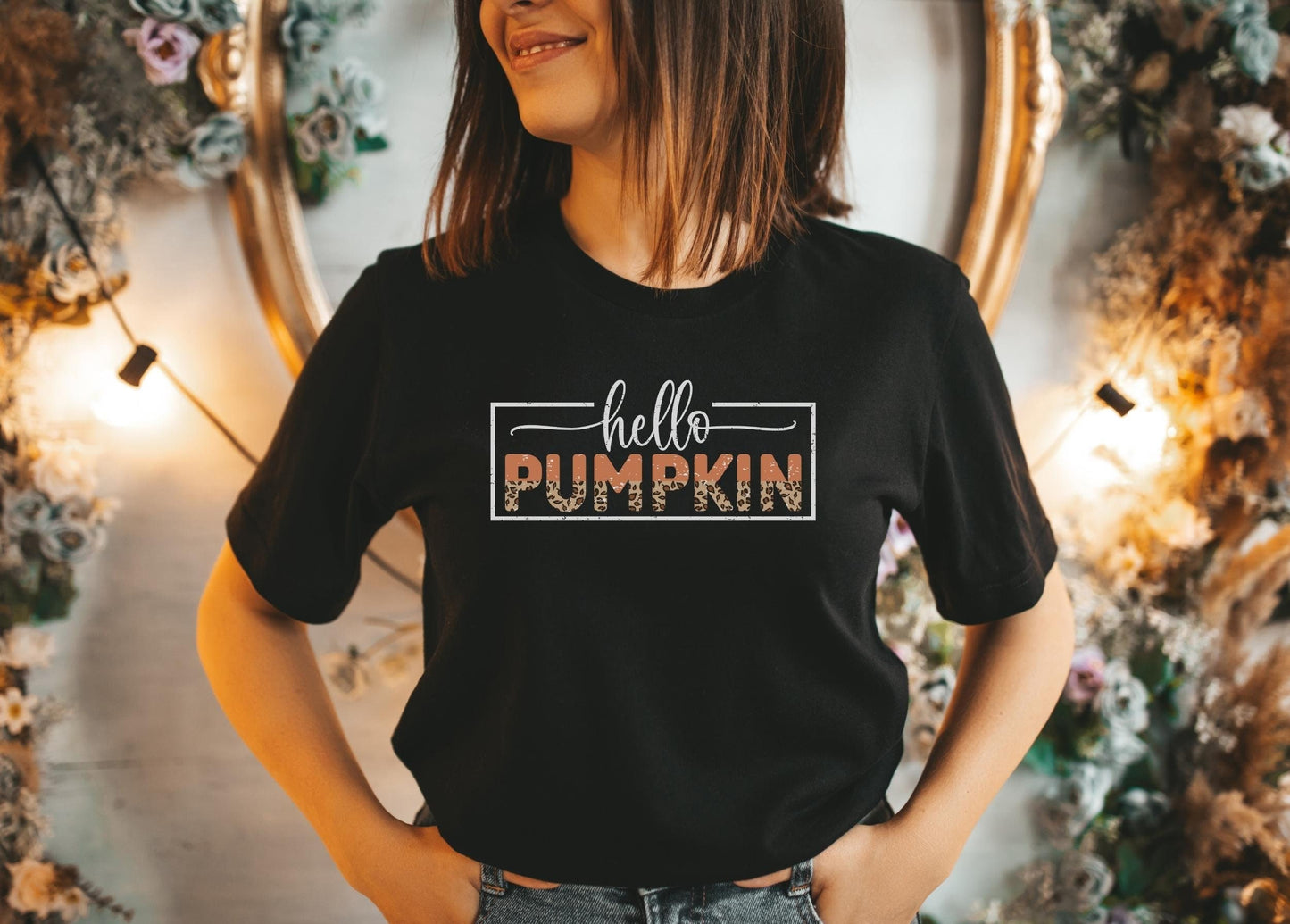Hello Pumpkin Shirt, Fall Shirts, Fall T-Shirt, Pumpkin Shirt, Fall Tees, October, Thanksgiving Shirt, November Shirt, Fall Shirts for Women