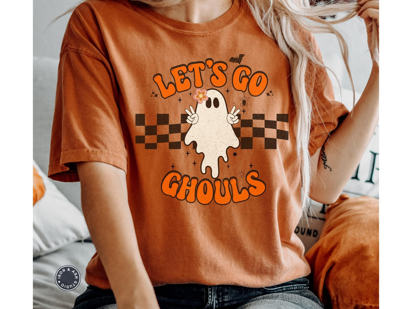 Let's Go Ghouls Shirt, Comfort Color Halloween TShirt, Cute Ghost Shirt, Retro Halloween Tee, Future Ghost, Spooky Season, Funny Halloween