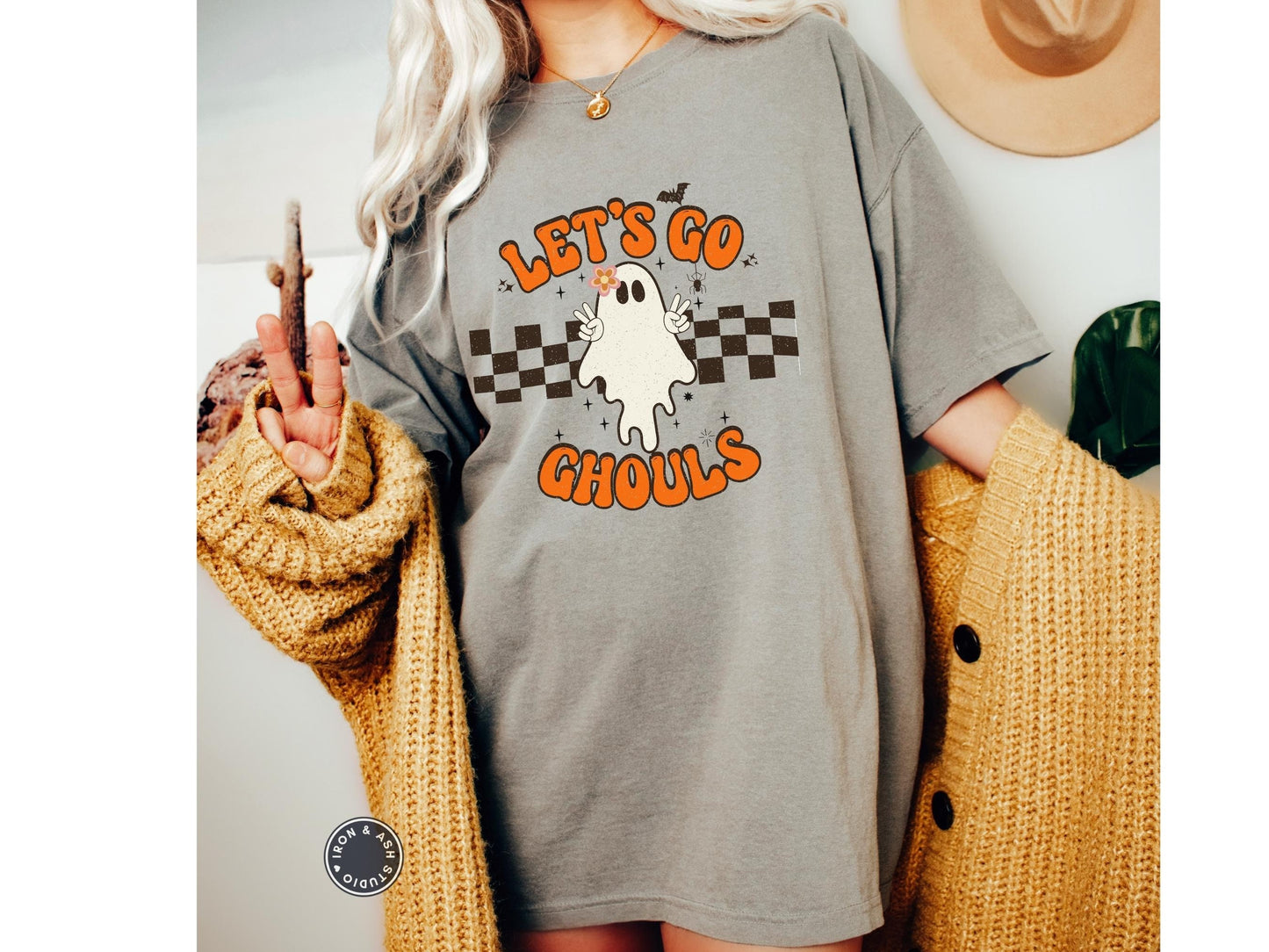 Let's Go Ghouls Shirt, Comfort Color Halloween TShirt, Cute Ghost Shirt, Retro Halloween Tee, Future Ghost, Spooky Season, Funny Halloween