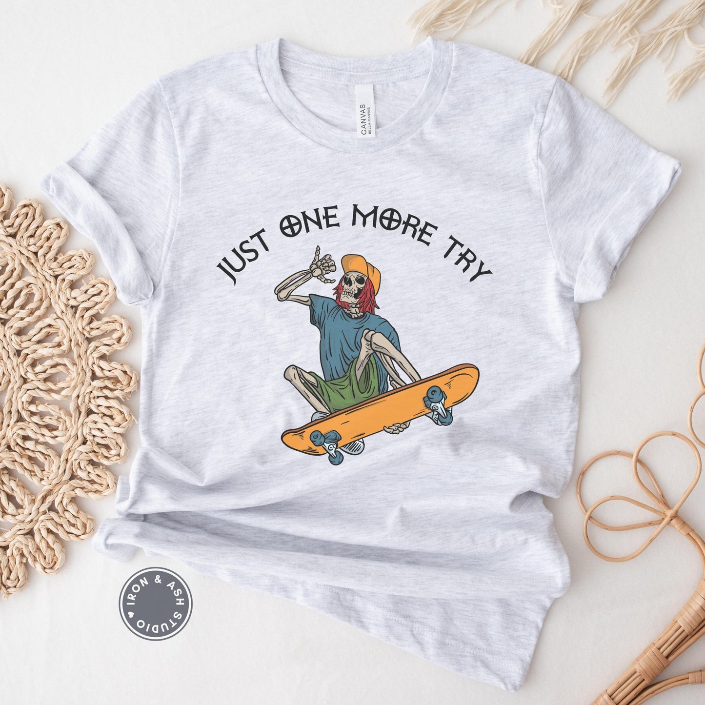 Funny Skateboarder Skeleton Shirt, Skater Shirts Men, Skateboarding T-shirt, Skeleton Skateboarding, Gifts For Him Boyfriend Christmas