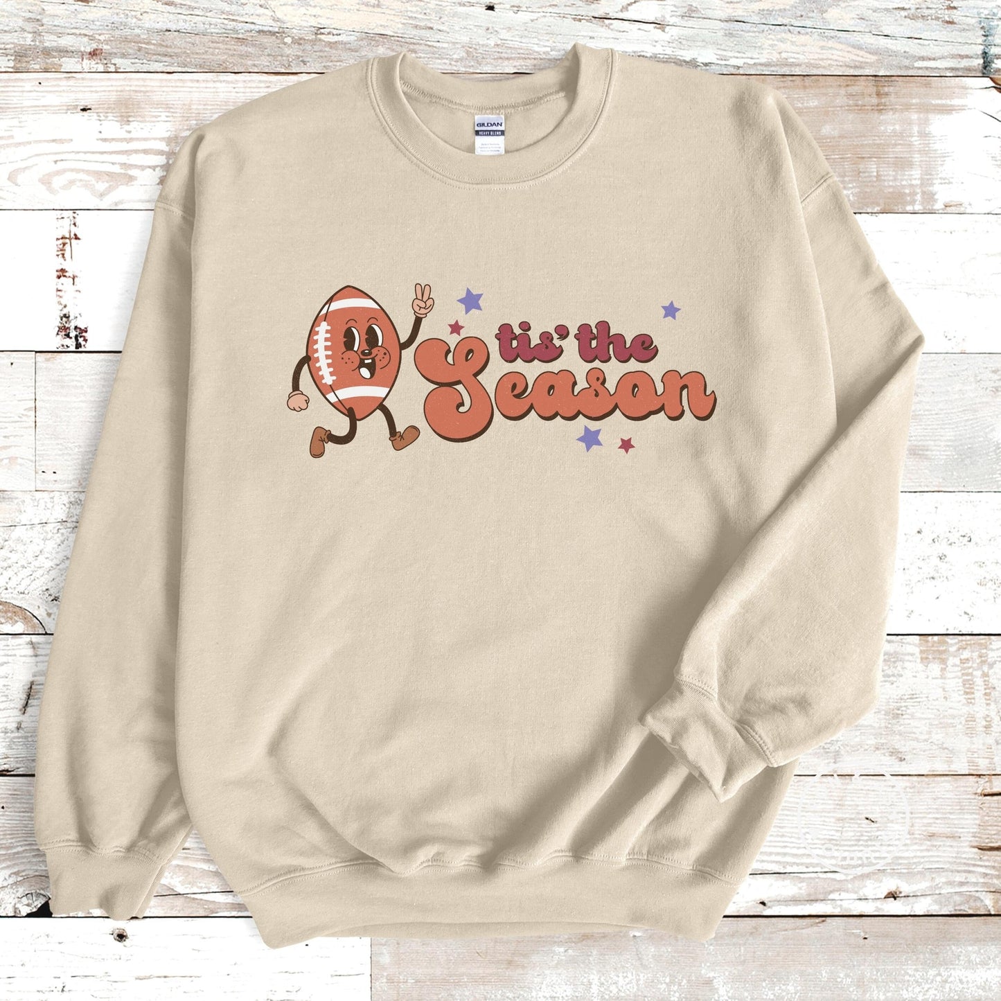 Retro Football Season Sweatshirt Tis The Season Football Sweatshirt Football Mom Sweatshirt Game Day Football Tailgate Clothes Sunday Night